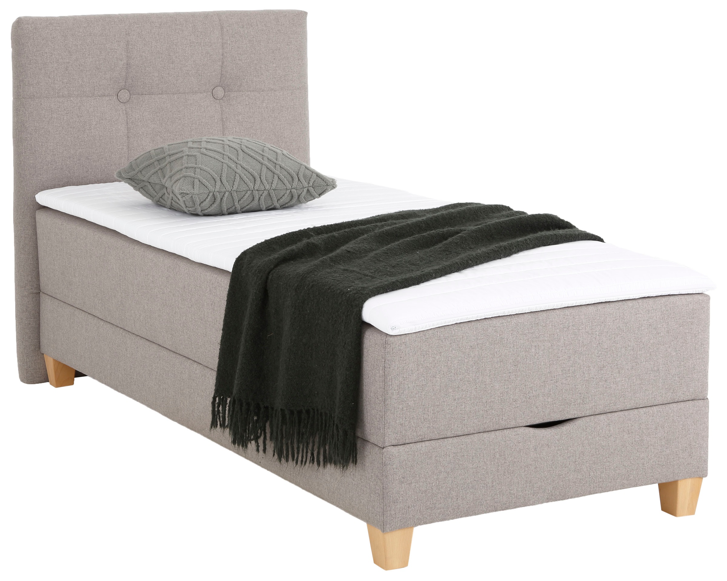 Home affaire Boxbett »Lonrai«, in H2,H3 & H4 und XXL - Überlänge 220cm wählbar, inkl. Topper