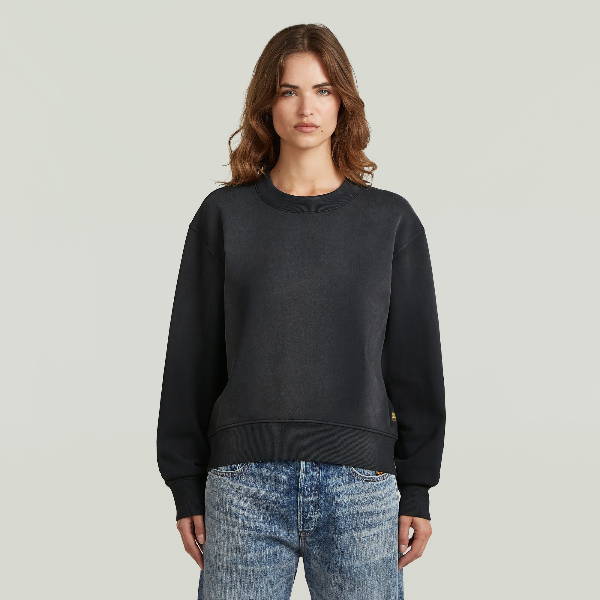 G-STAR Sweatshirt »Unit Relaxed wmn«, aus Baumwolle, Rundhalsform
