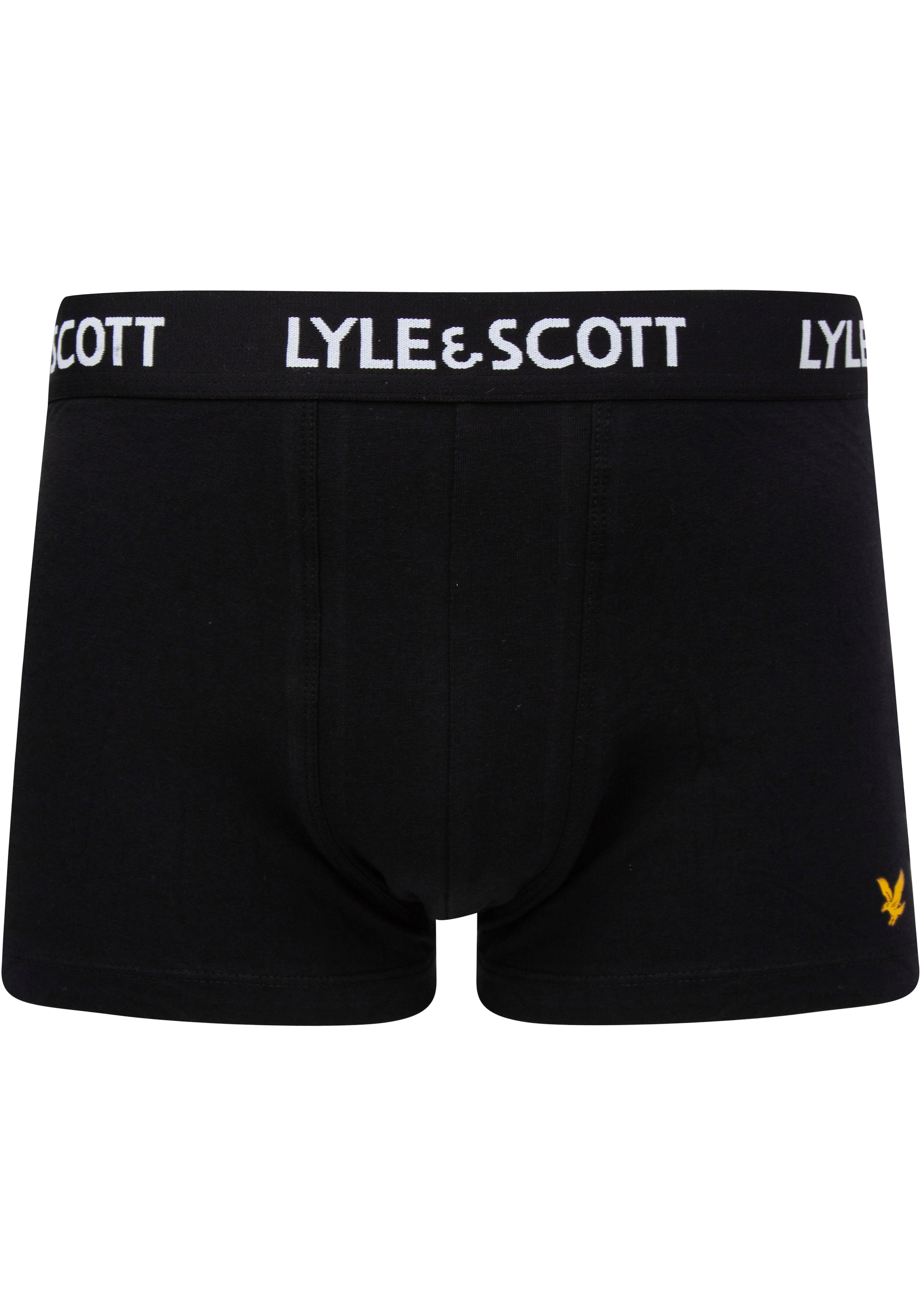 Lyle & Scott Boxershorts »BARCLAY«, (Packung), mit Markenlogo
