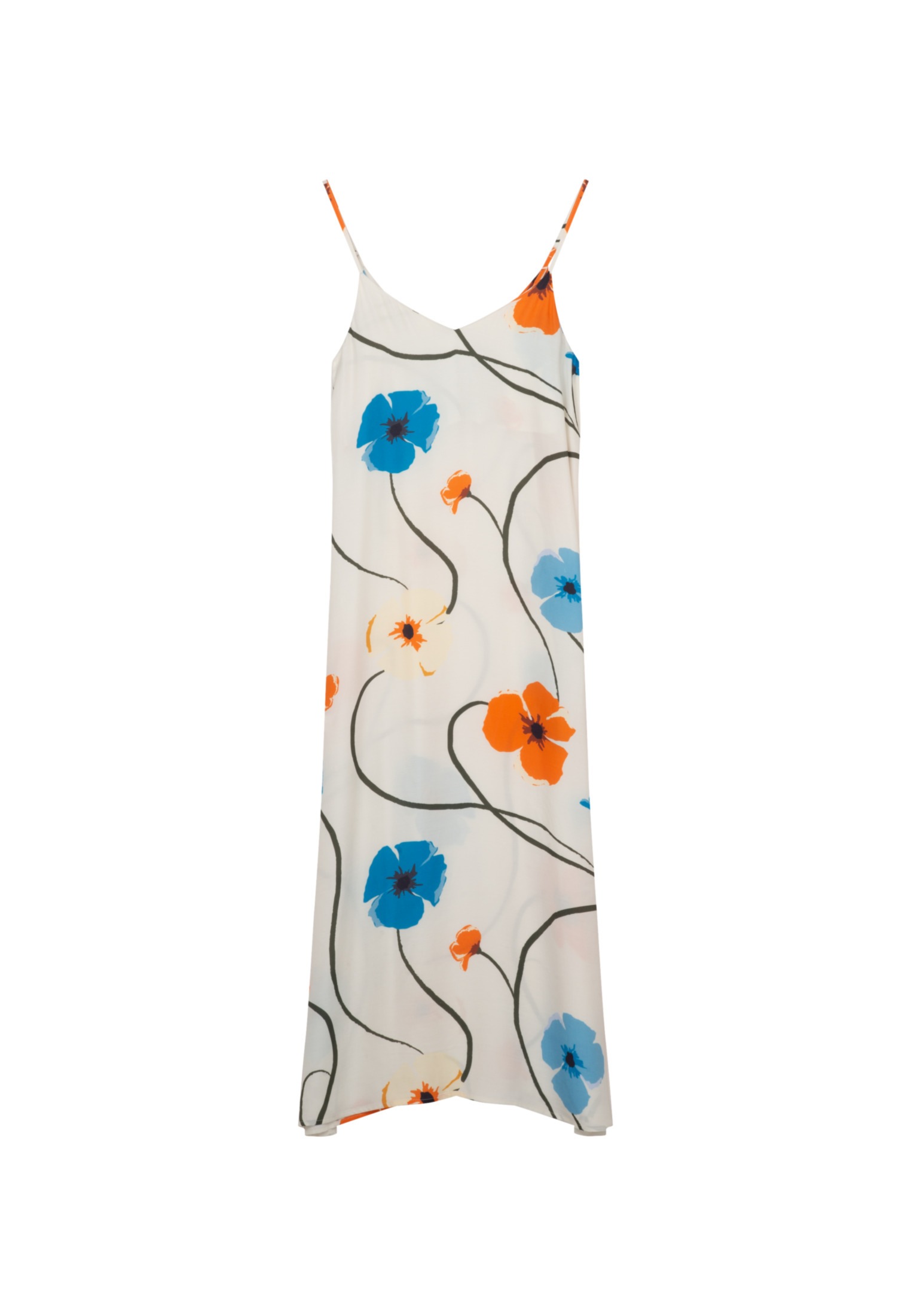 seidensticker Sommerkleid »Schwarze Rose«, Ohne Arm V-Neck Floral