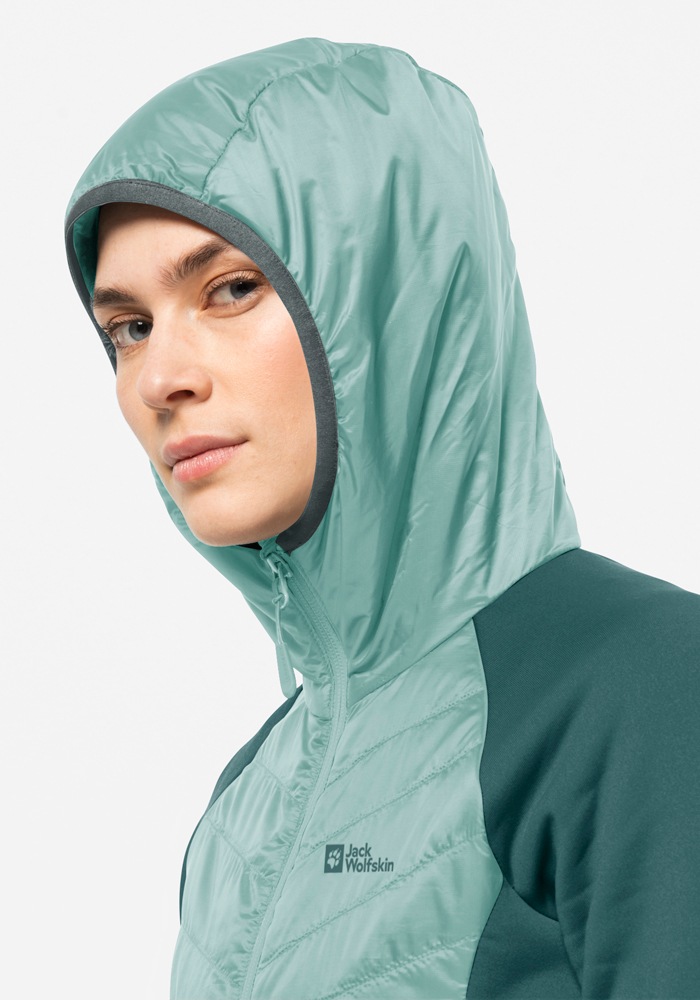 Jack Wolfskin Hybridjacke »ROUTEBURN PRO HYBRID W«, mit Kapuze