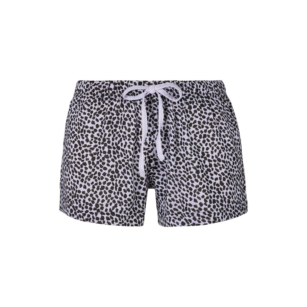 Vivance Dreams Schlafshorts im Allover-Druck