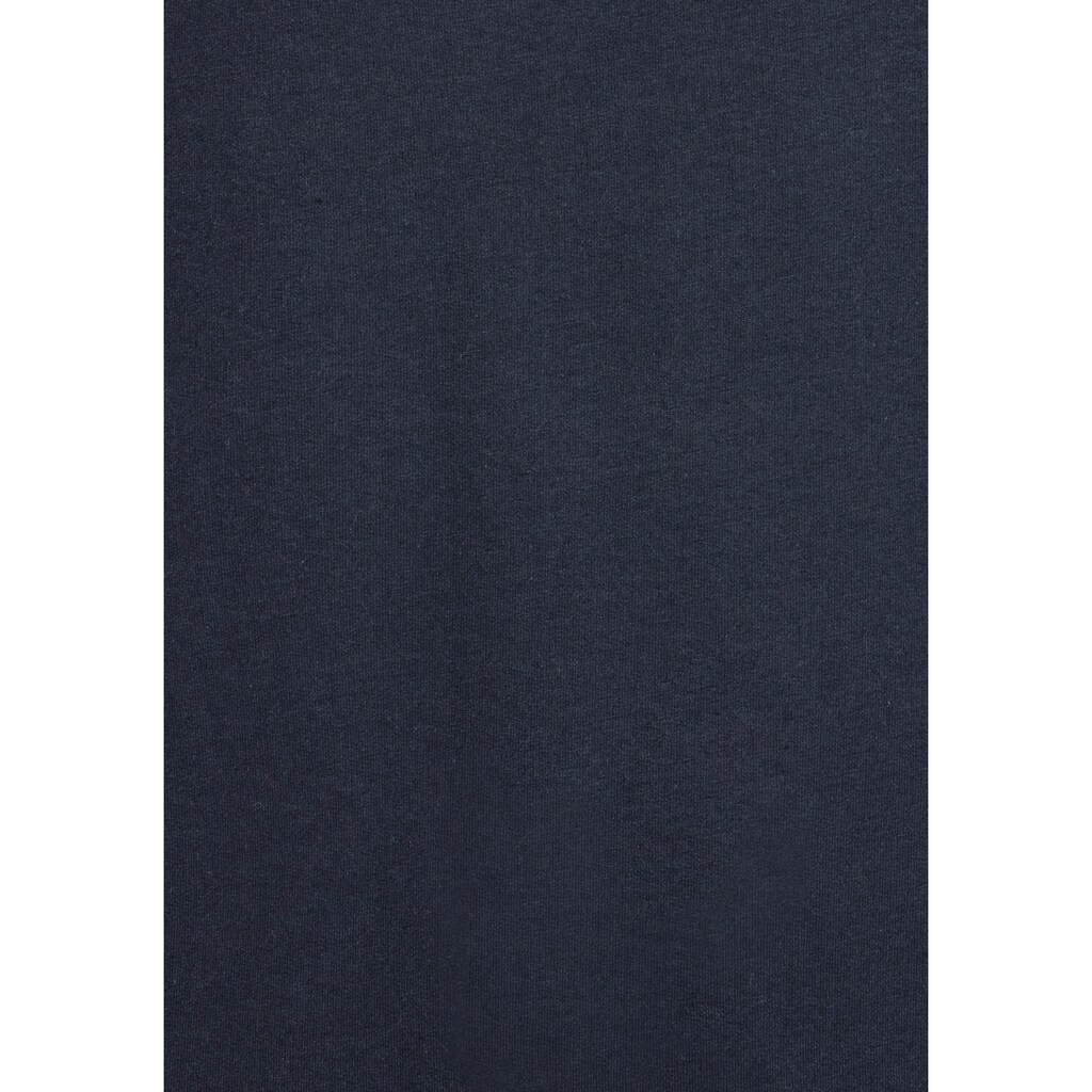 Herrenmode Sweatshirts & -jacken H.I.S Kapuzensweatshirt, mit Colourblock und Logoprint navy-blau