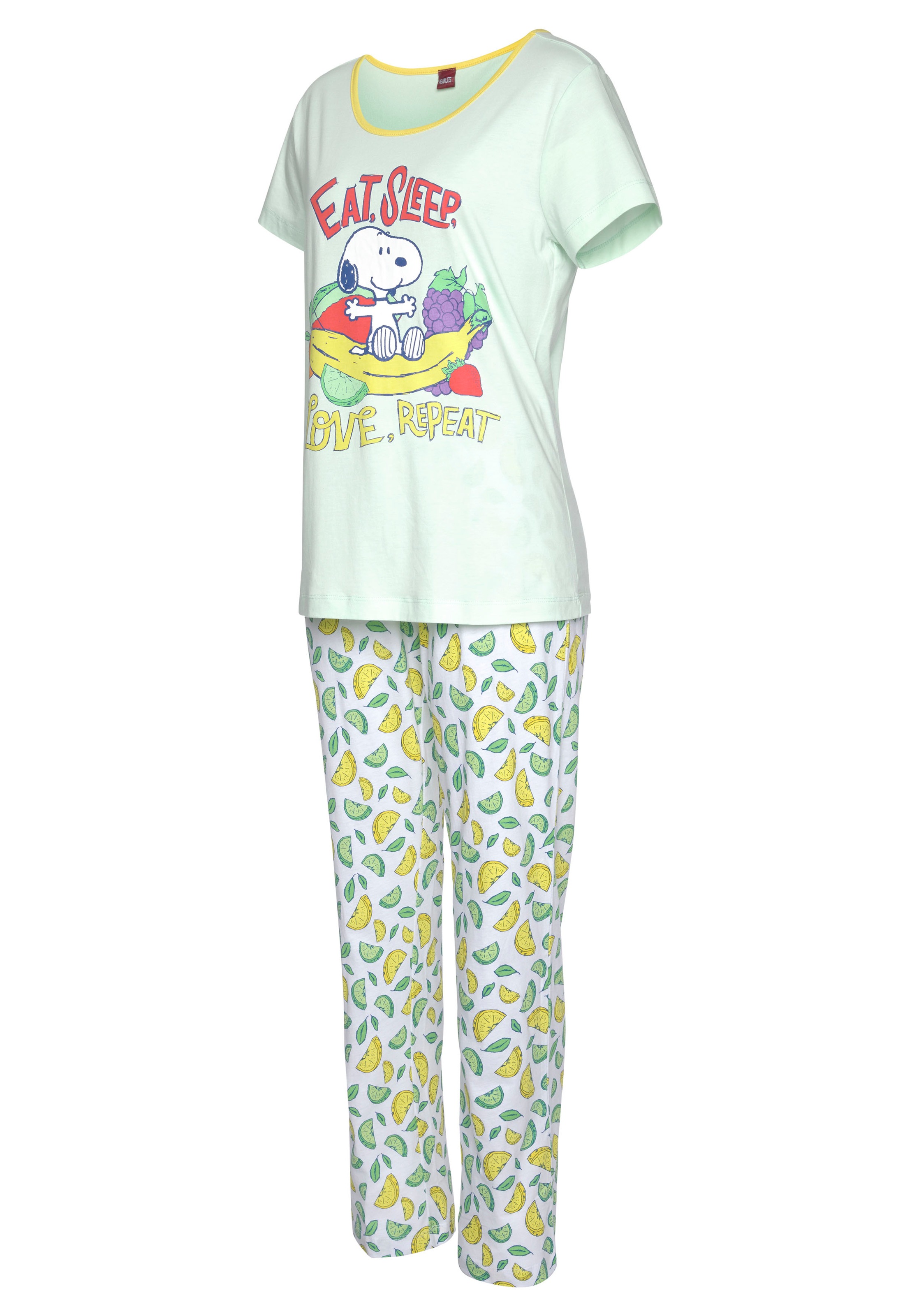 Thumbnail - Peanuts Pyjama, 2 Stk. mit Snoopy-Print