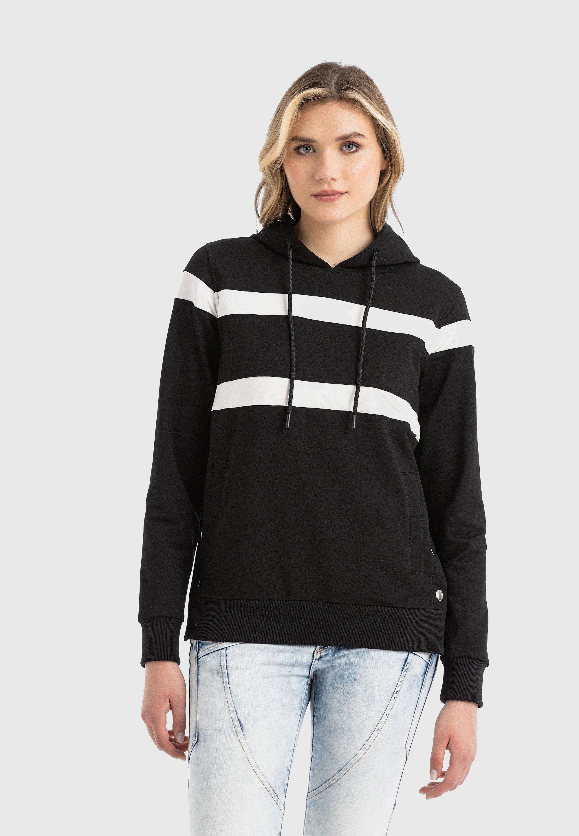 Cipo & Baxx Sweatshirt "HOODIE SWEATSHIRT" 1 Stk. tlg. Ein Must-have für de günstig online kaufen