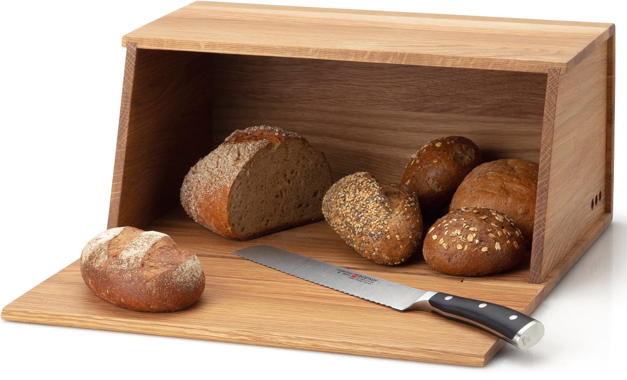 Continenta Brotkasten 1 Stk. tlg. Aus Eichenholz gefertigt günstig online kaufen