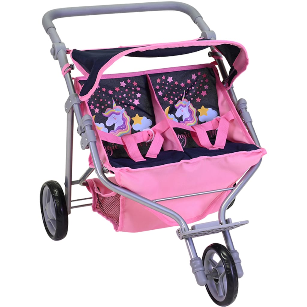 Knorrtoys® Puppen-Zwillingsbuggy »Duo - Magic Unicorn«