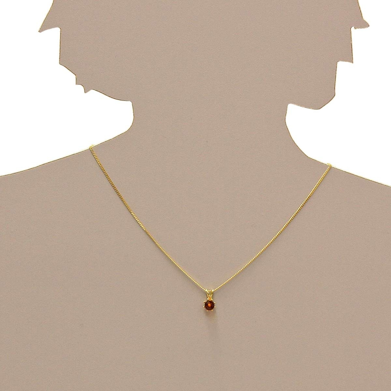 OSTSEE-SCHMUCK Kettenanhänger »- Ilke - Gold 333/000 - Bernstein«