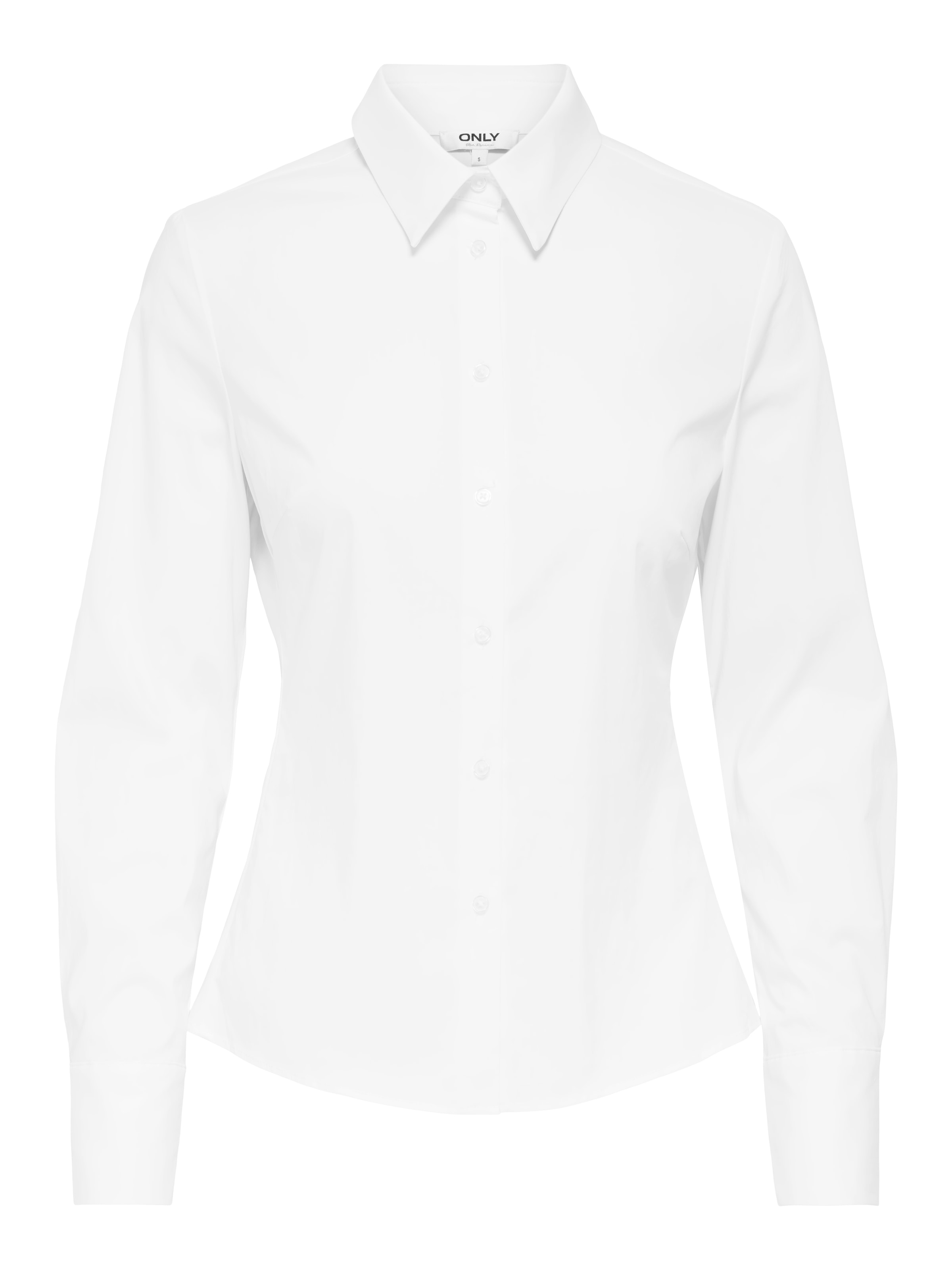 ONLY Langarmbluse »ONLEBIE LS SLIM-FIT SHIRT WVN« Baumwollmischung, slim fit
