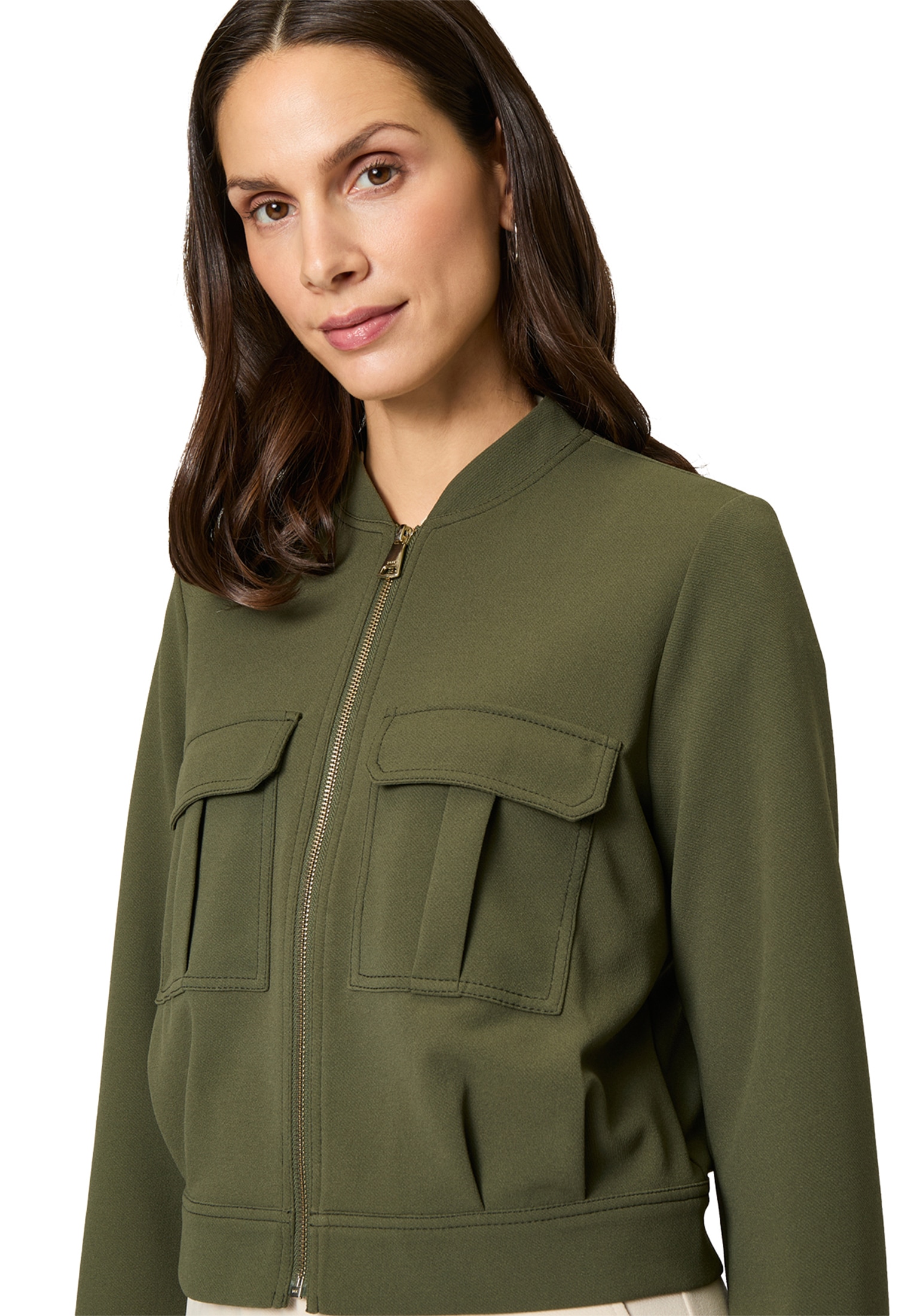 Zero Jackenblazer »zero Sweatjacke mit Klappentaschen«, weiteres Detail