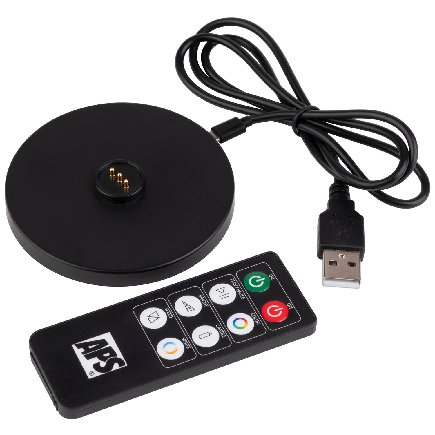 APS LED Tischleuchte »"MERLE MICRO" Kabellose USB-C Tischleuchte«, 1 flammig, Leuchtmittel LED-Modul | LED fest integriert, Spritzwasssergeschützt IP 54, inkl. Dockinstation und Fernbedienung