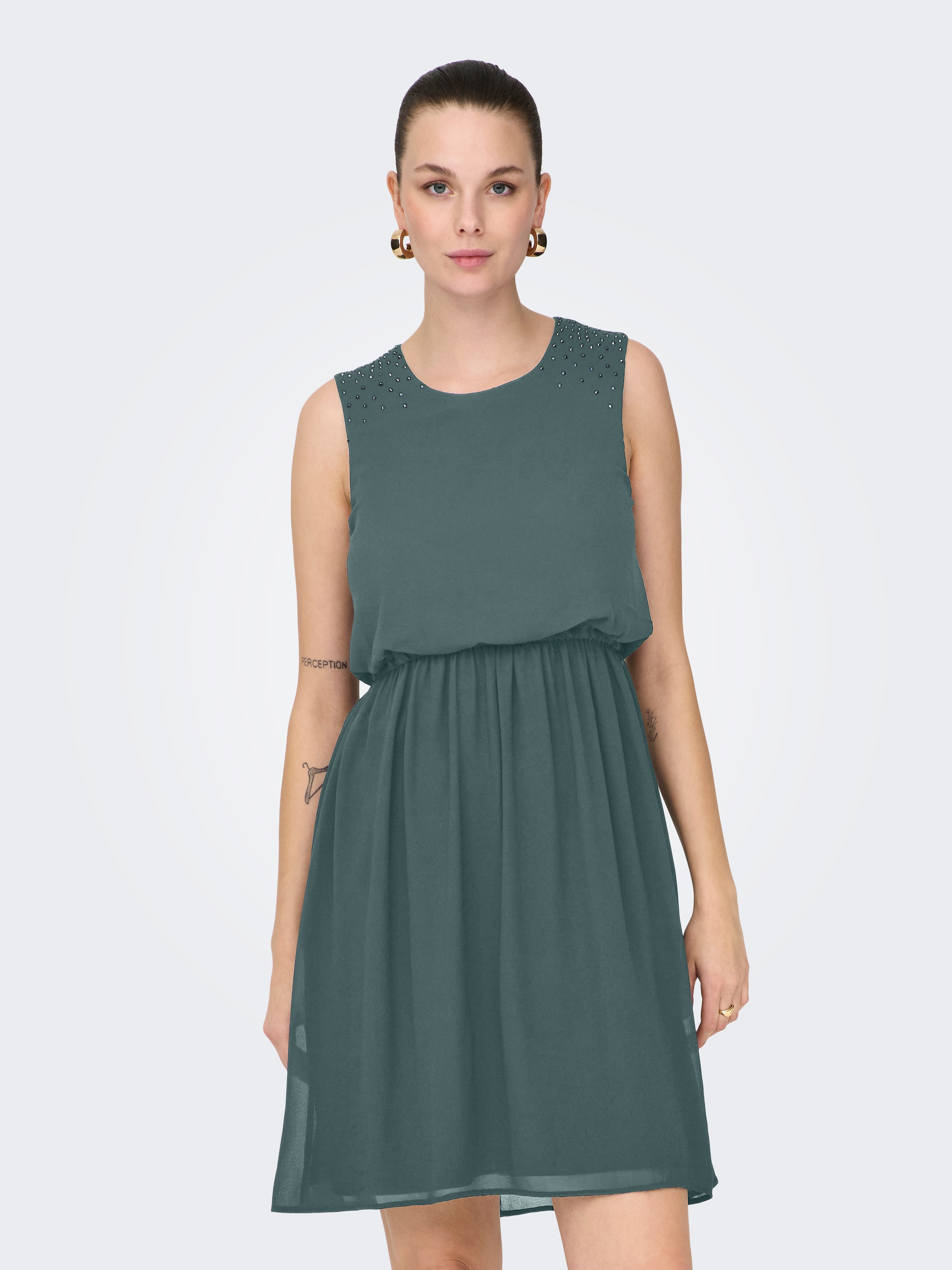 ONLY Minikleid "ONLSTINNA LIFE SL DETAIL DRESS WVN" Sommerkleid günstig online kaufen