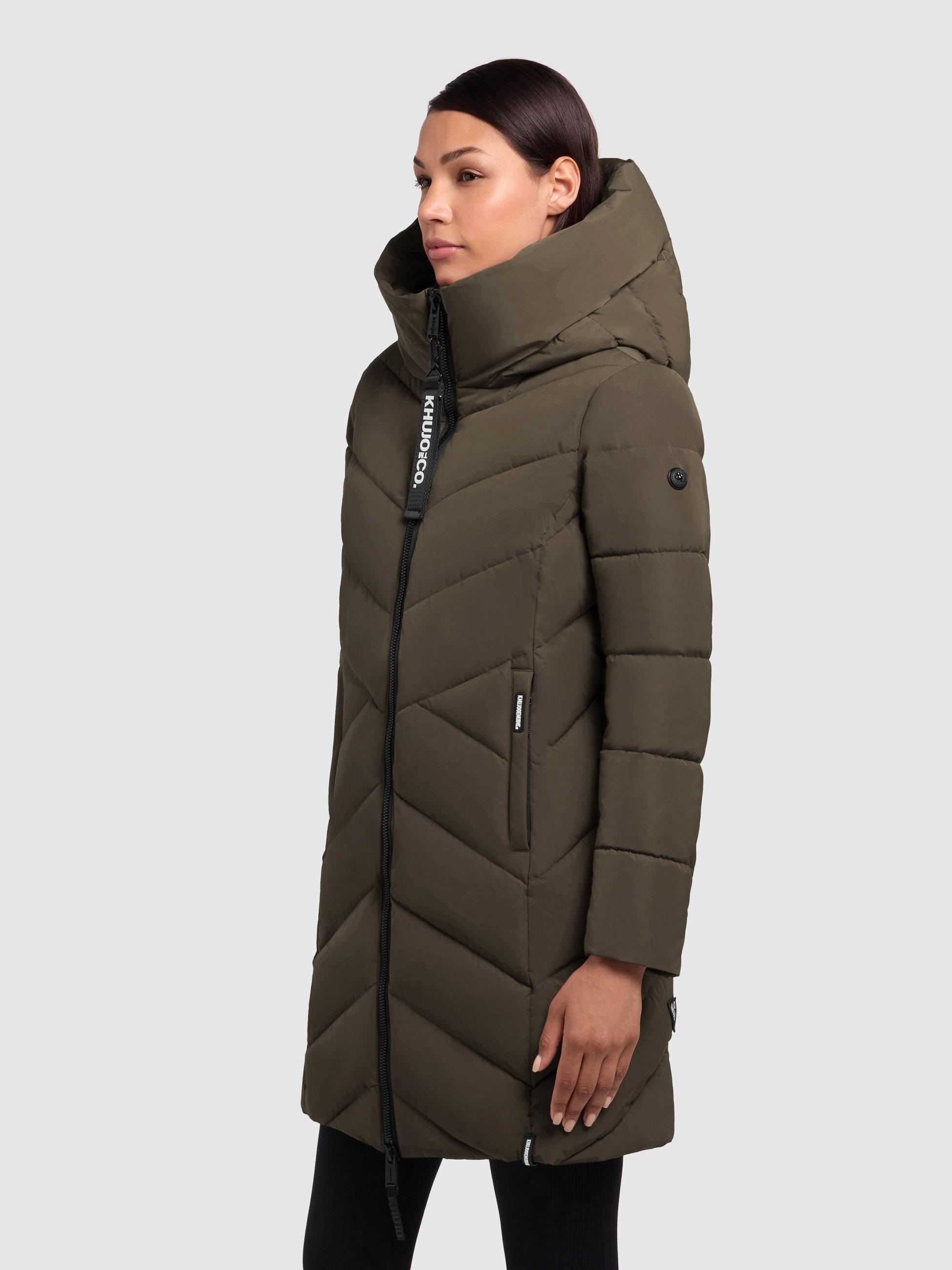 khujo Wintermantel "Darka2-YM", Winter Steppmantel mit Schlüsselanhänger günstig online kaufen