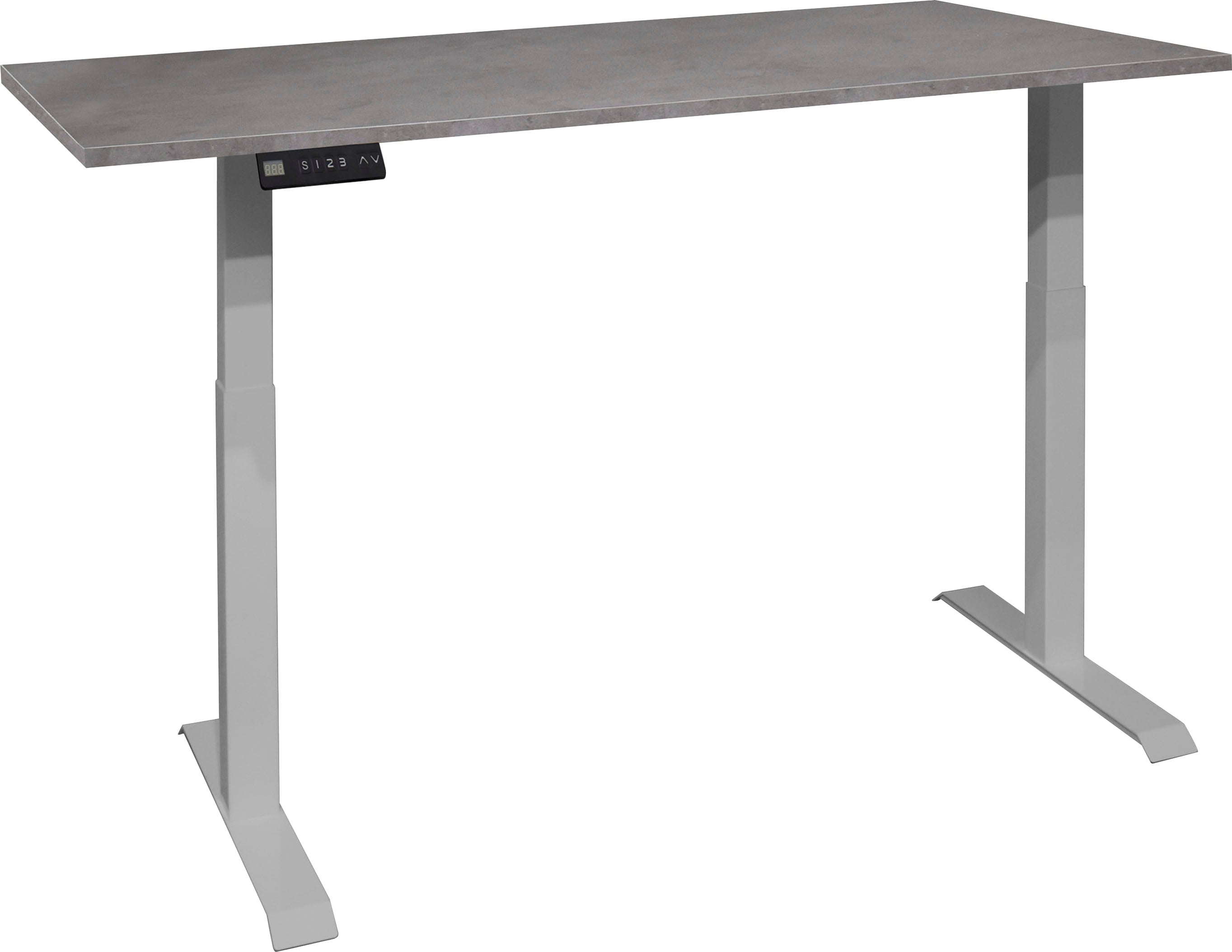Mäusbacher "Big System Office" Breite 140 cm, elektrisch höhenverstellbar