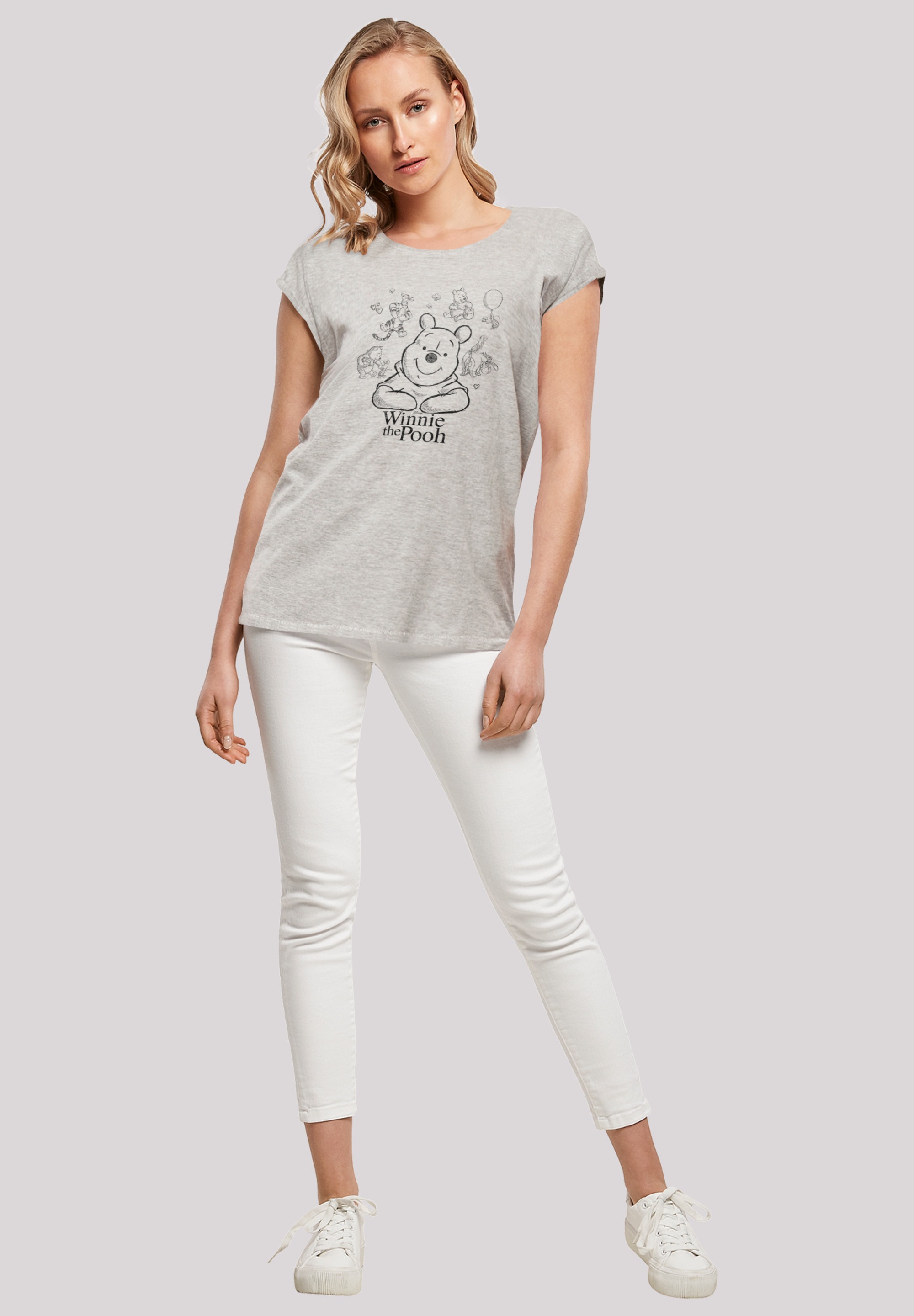 F4NT4STIC T-Shirt »Winnie Puuh Bär BAUR | Der Collage Print Sketch«, bestellen