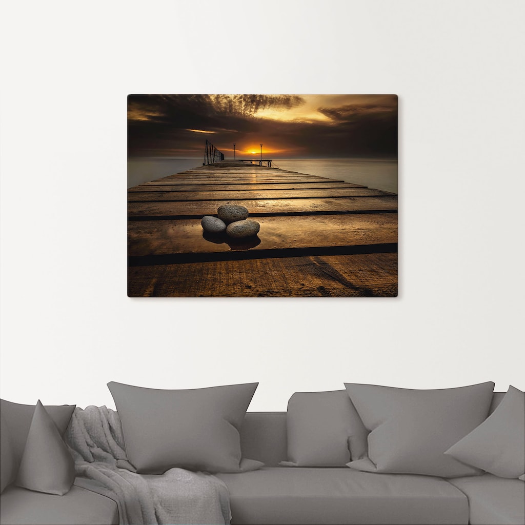 Artland Wandbild »Sonnenaufgang am Schwarzen Meer«, Sonnenaufgang & -untergang, (1 St.)