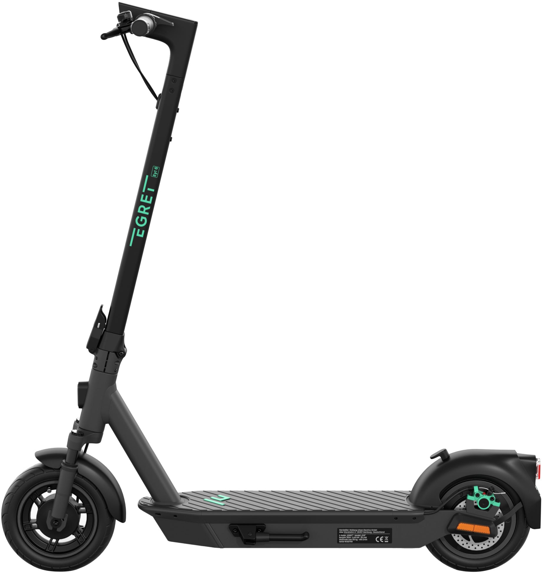 Egret E-Scooter »Egret Ey! 6«, Electric Scooter, mit Straßenzulassung, bis zu 55 km Reichweite
