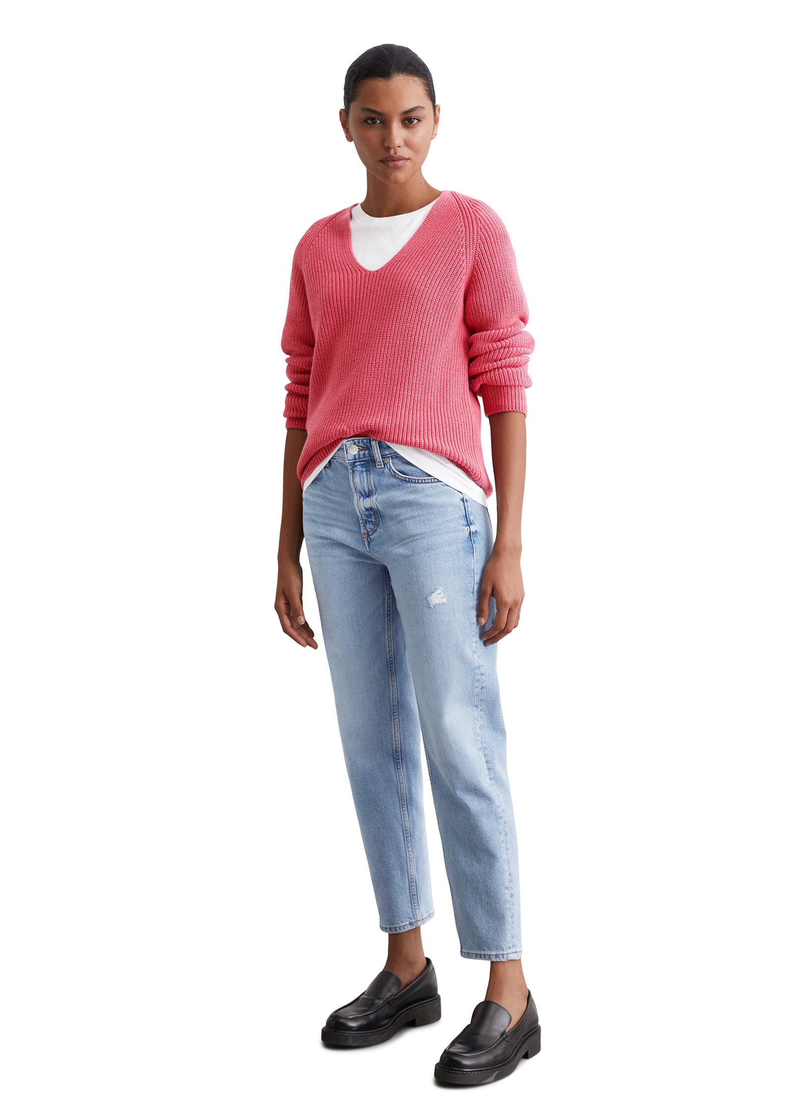 Marc O'Polo Strickpullover »aus softem Baumwoll-Garn«