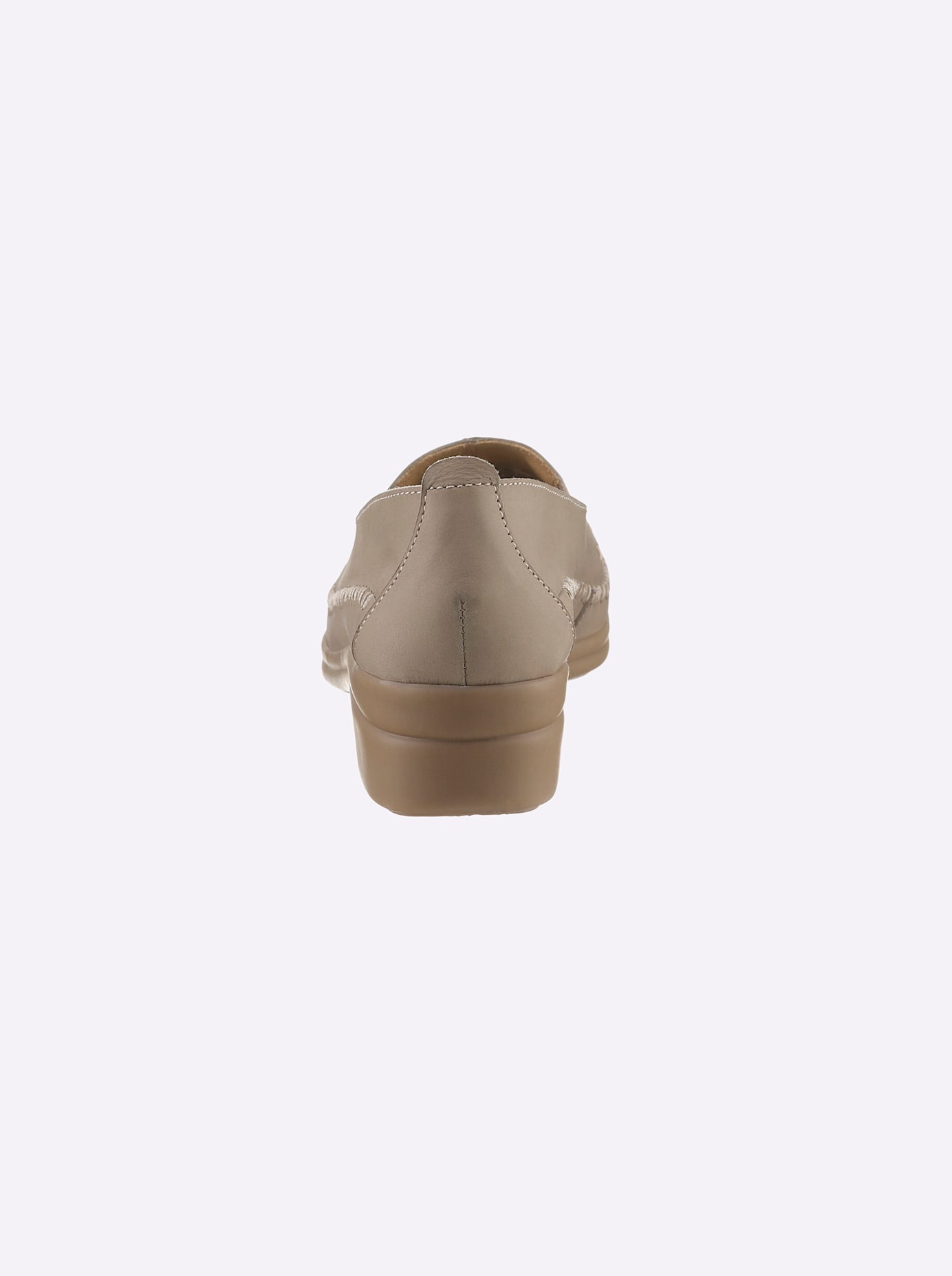 Slipper, Damen, Gr. 36, beige, Veloursleder, Schuhe Slipper 3