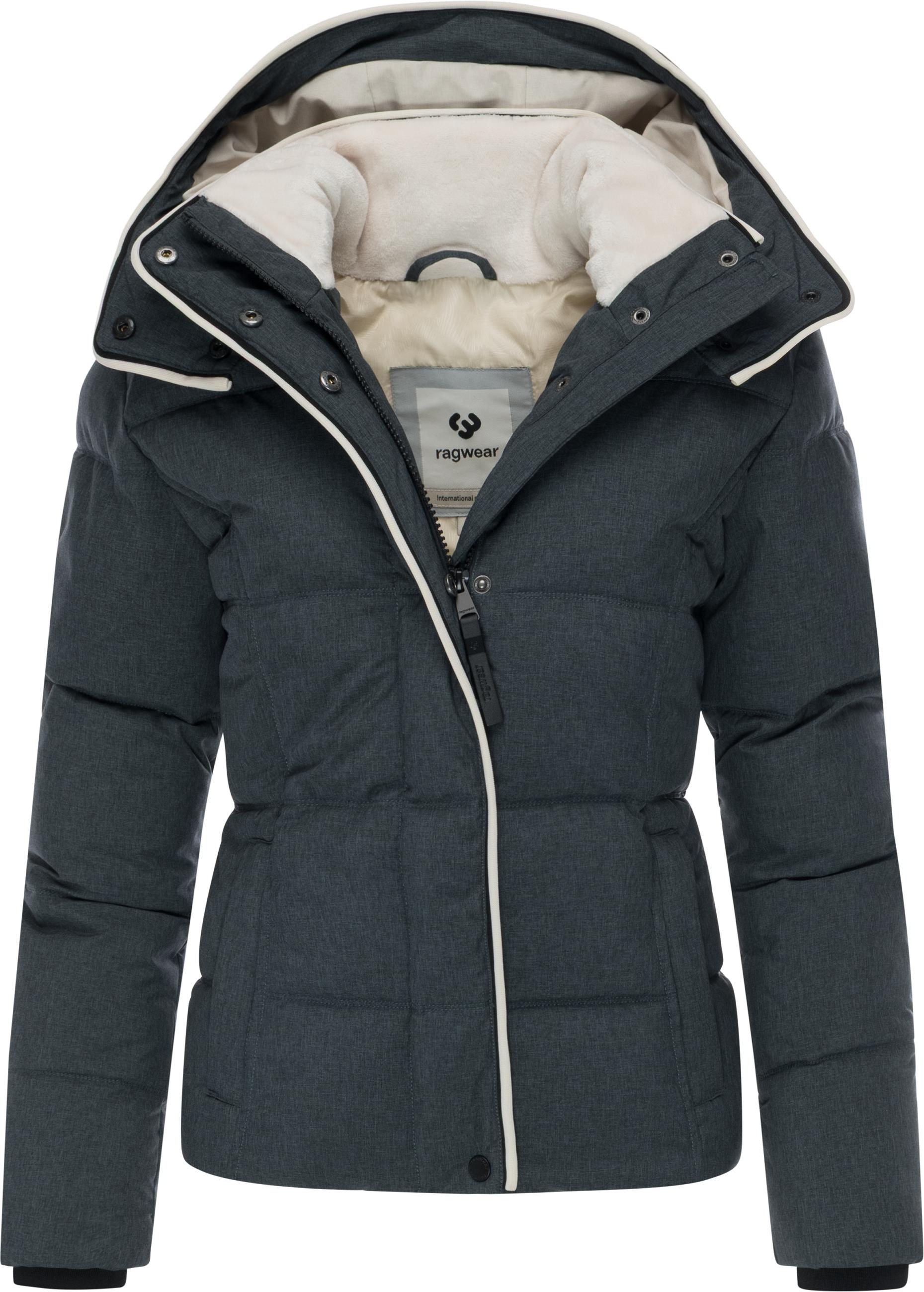 Ragwear Winterjacke »Gleama Melange YOUMODO«, mit Kapuze, Wasserdichte Steppjacke mit abnehmbarer Kapuze