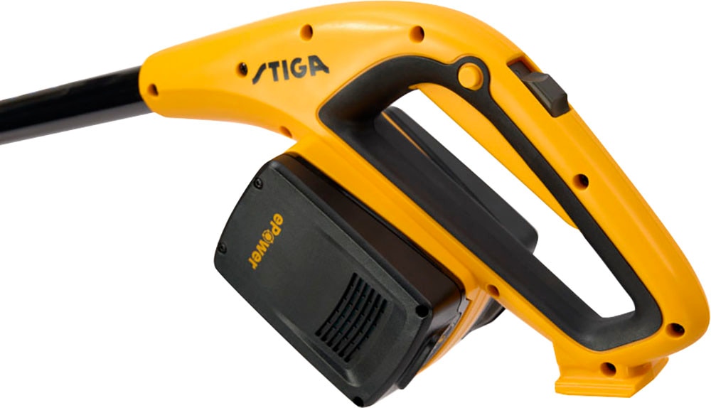 STIGA GARDEN Akku-Rasentrimmer »GT 300e«, (Set), 2-in-1 Schnittsystem, inkl. 2x 2 Ah Akku und Ladegerät