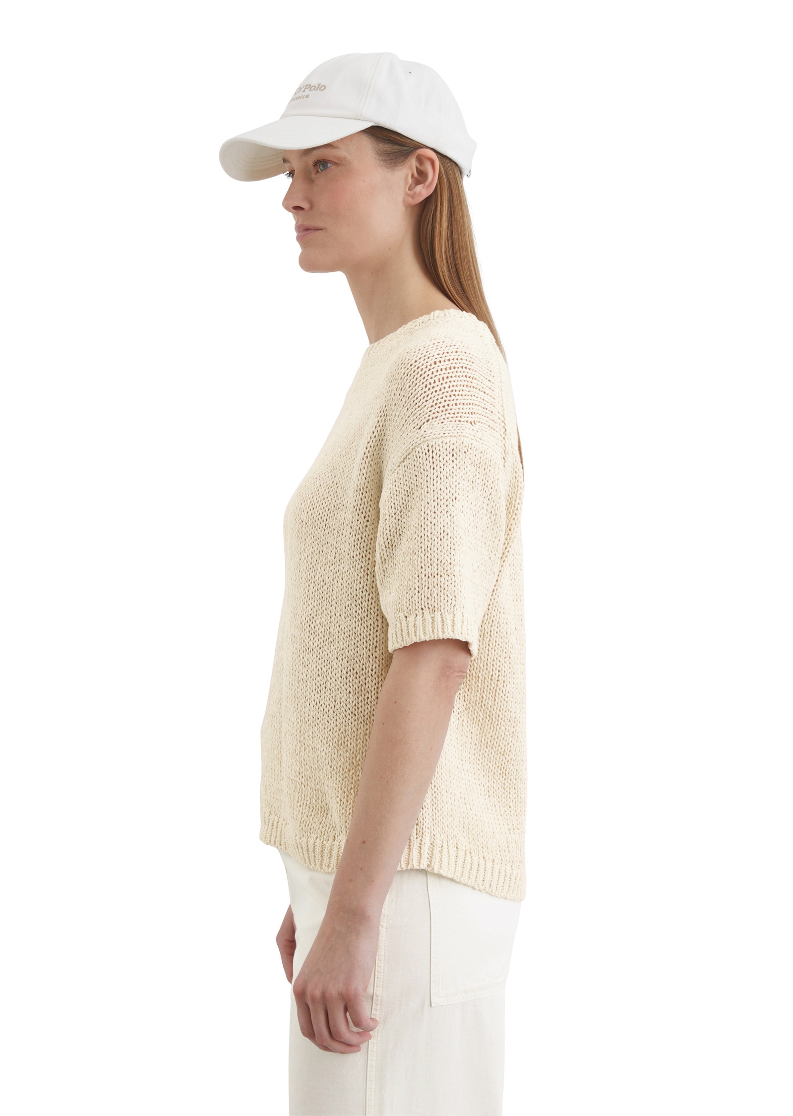 Marc O'Polo Rundhalspullover »aus Organic Cotton-Mix«