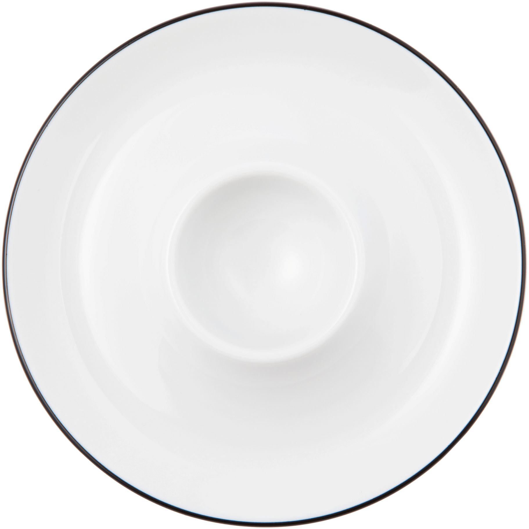 Seltmann Weiden Eierbecher "LIDO Black Line" Porzellan, Eierbecher, schwarz günstig online kaufen