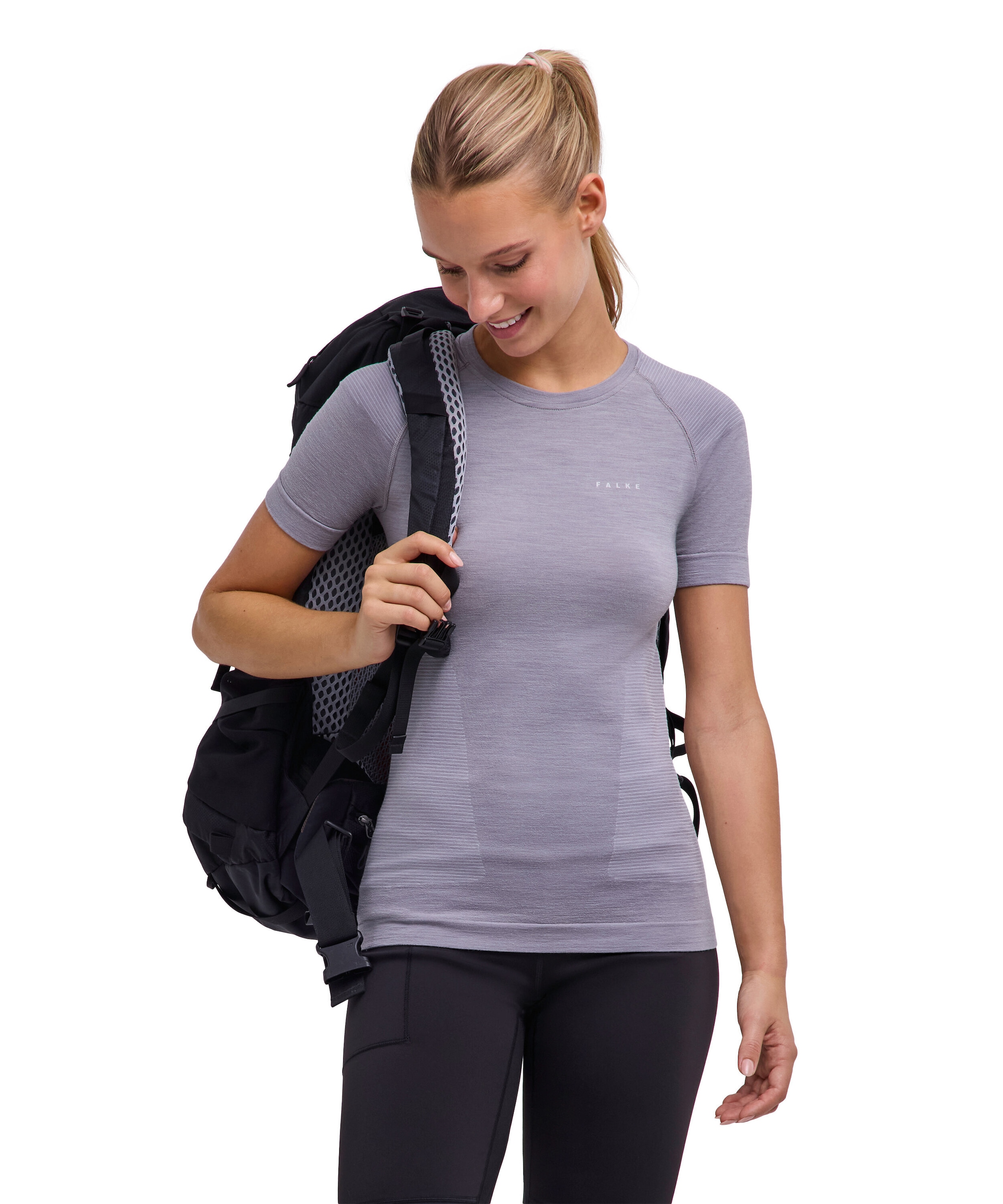 FALKE T-Shirt »Backpack-Ready Wool-Tech Light« 1