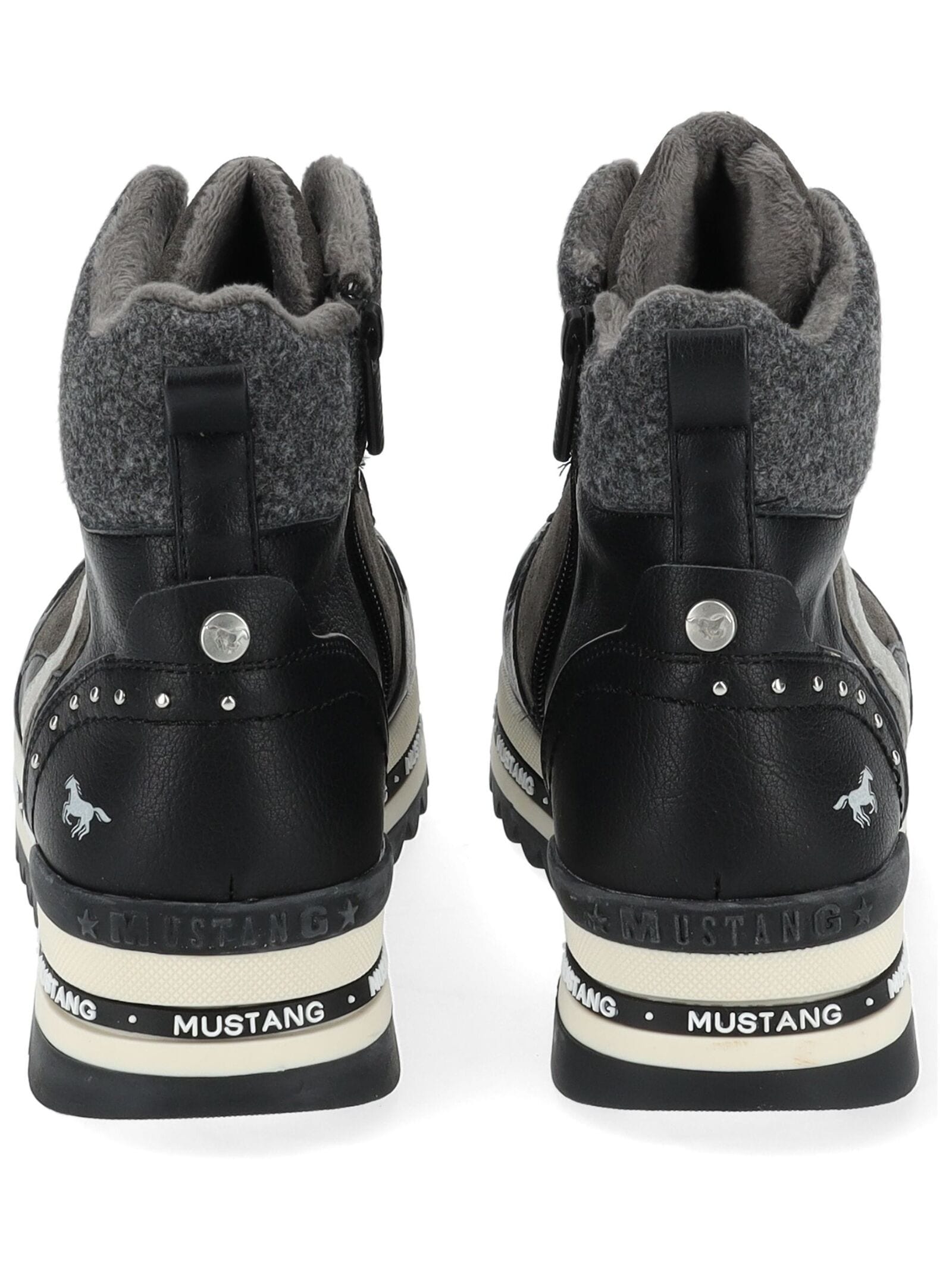 Mustang Shoes Schnürstiefelette »Mustang Shoes Stiefelette Lederimitat«