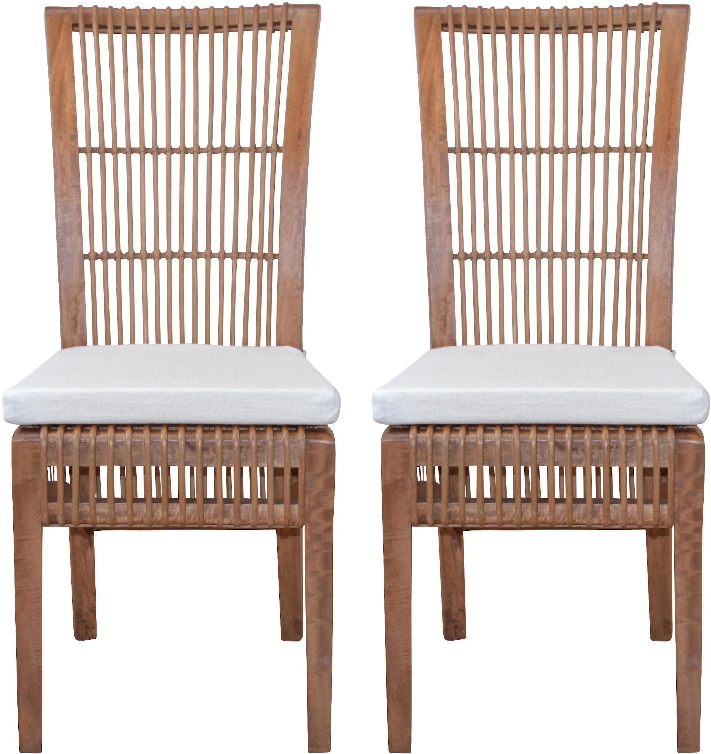 Home affaire Rattanstuhl, Handarbeit aus kaufen | (2er-Set) BAUR Rattan