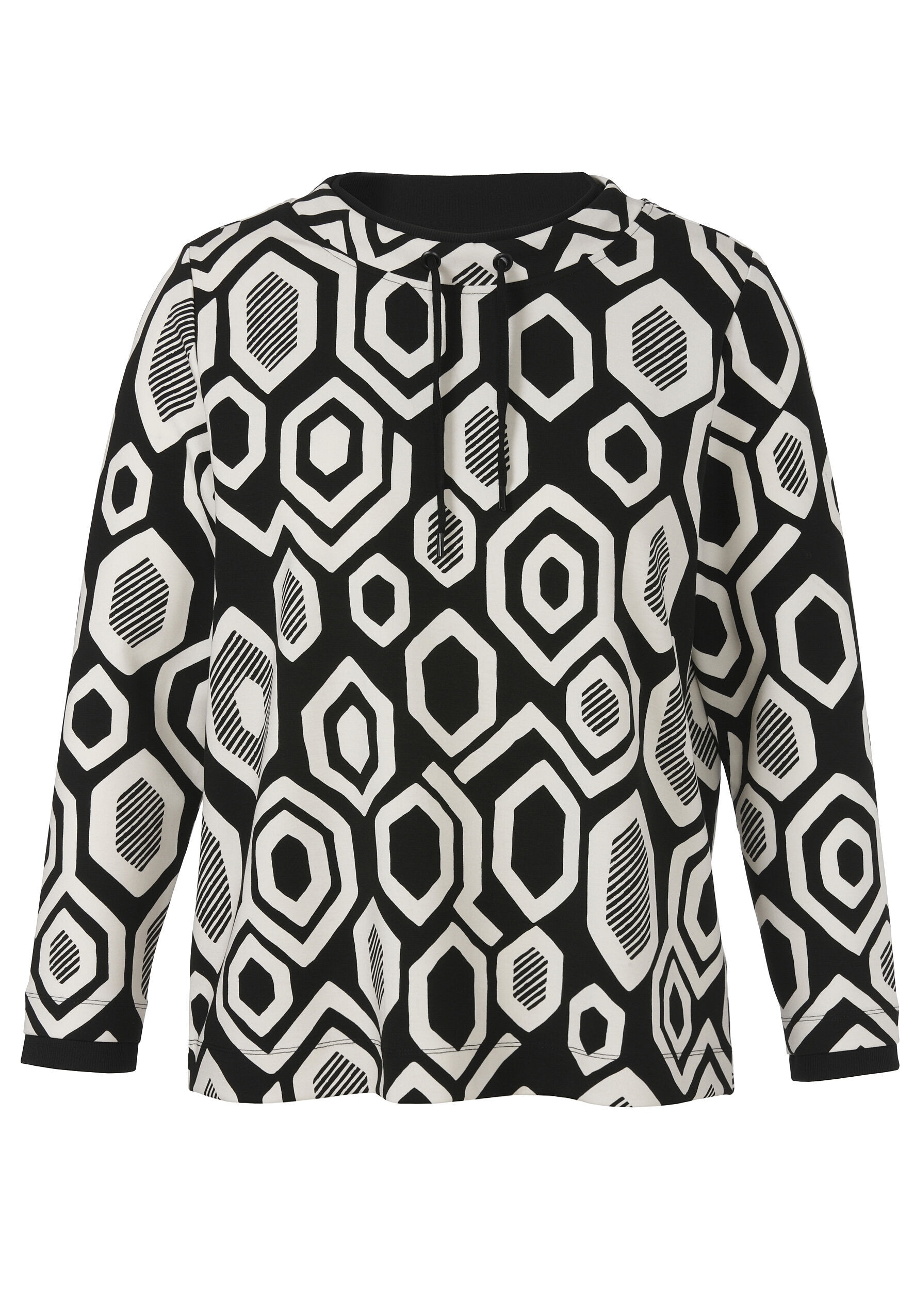 VIA APPIA DUE Sweatshirt "VIA APPIA DUE Sweatshirt", mit Stehkragen, große Größen