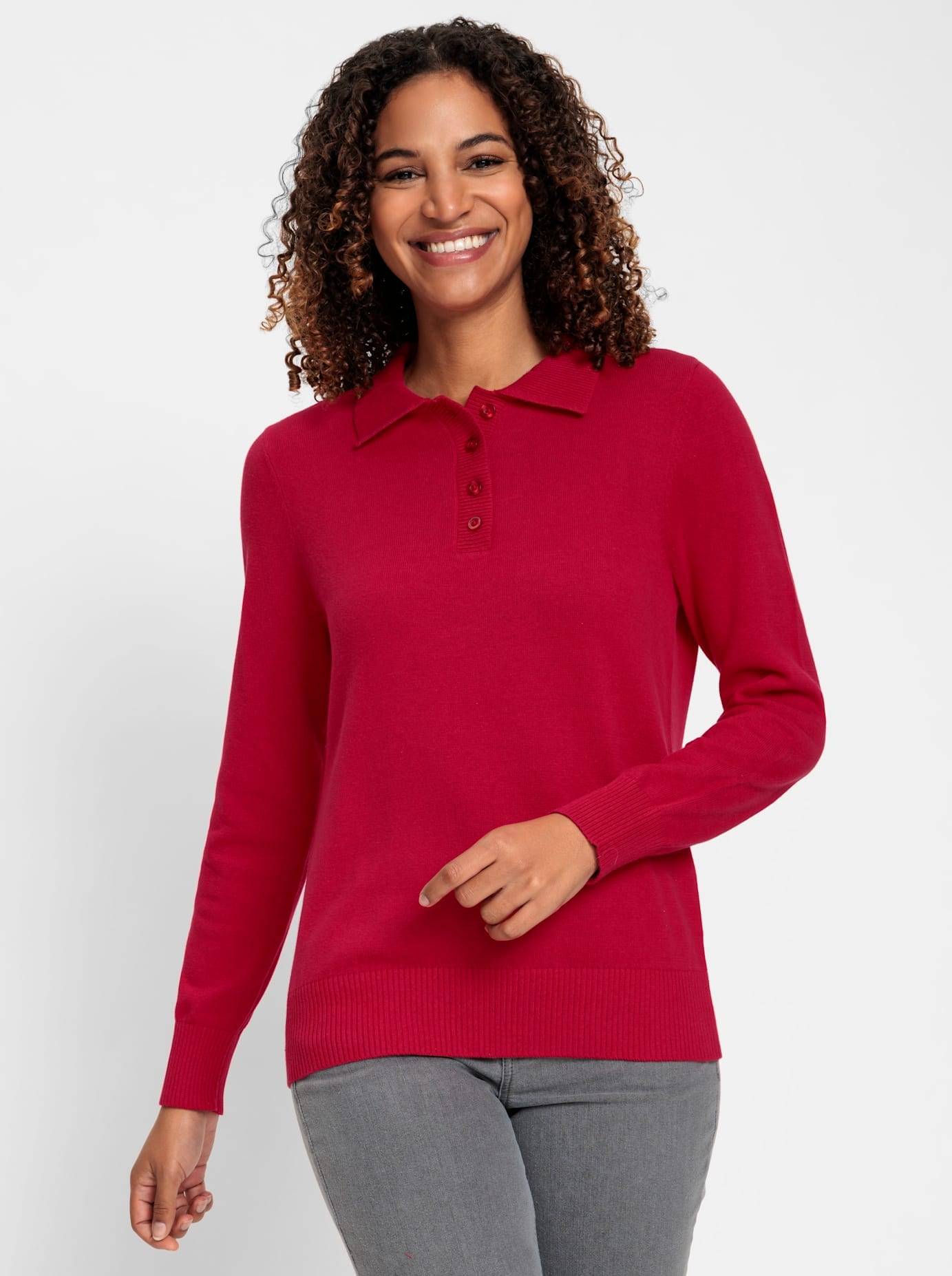 Casual Looks Polokragenpullover "Pullover" günstig online kaufen