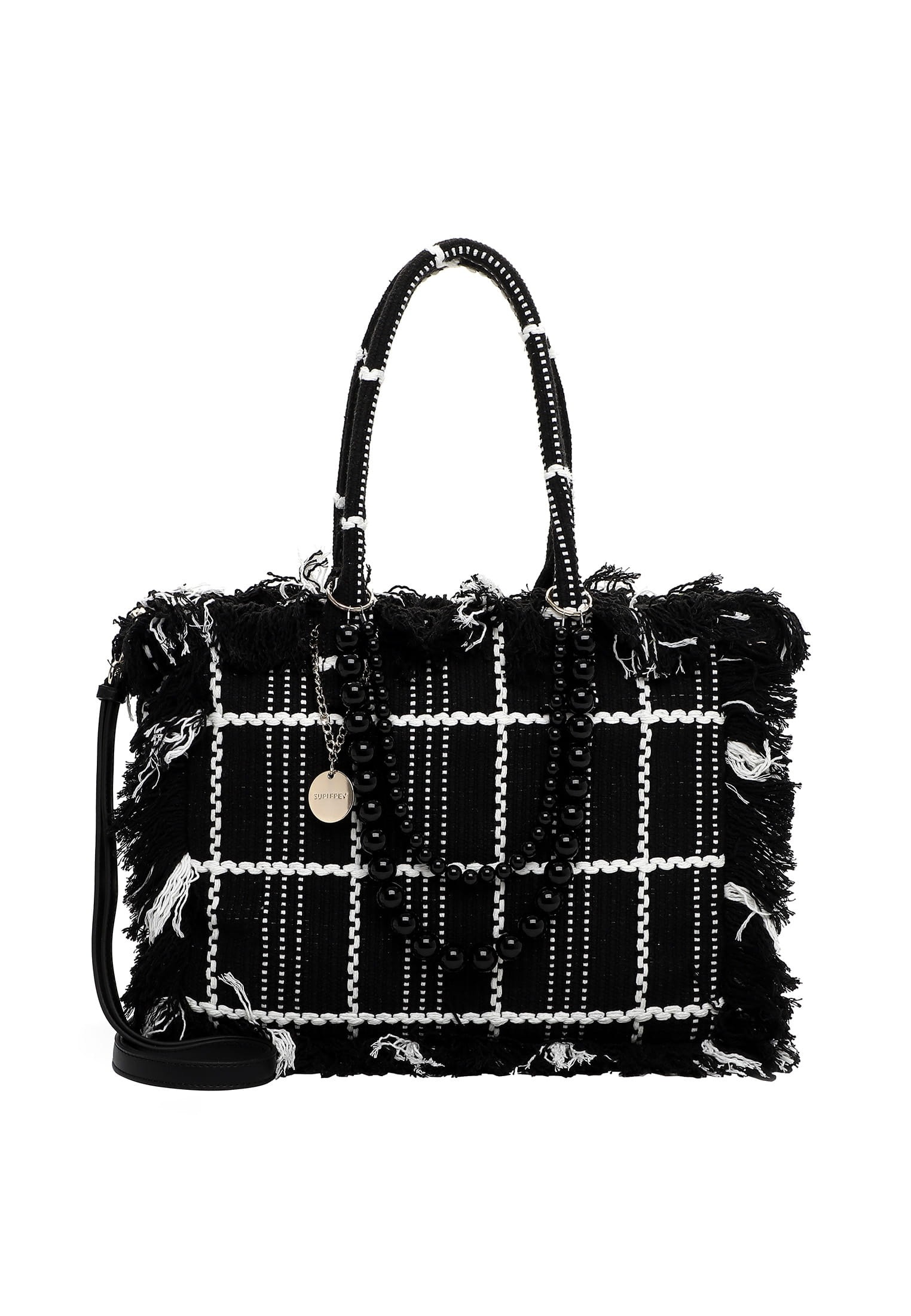 SURI FREY Damen Shopper "Shopper SFY Cacey", schwarz, Baumwolle, Taschen