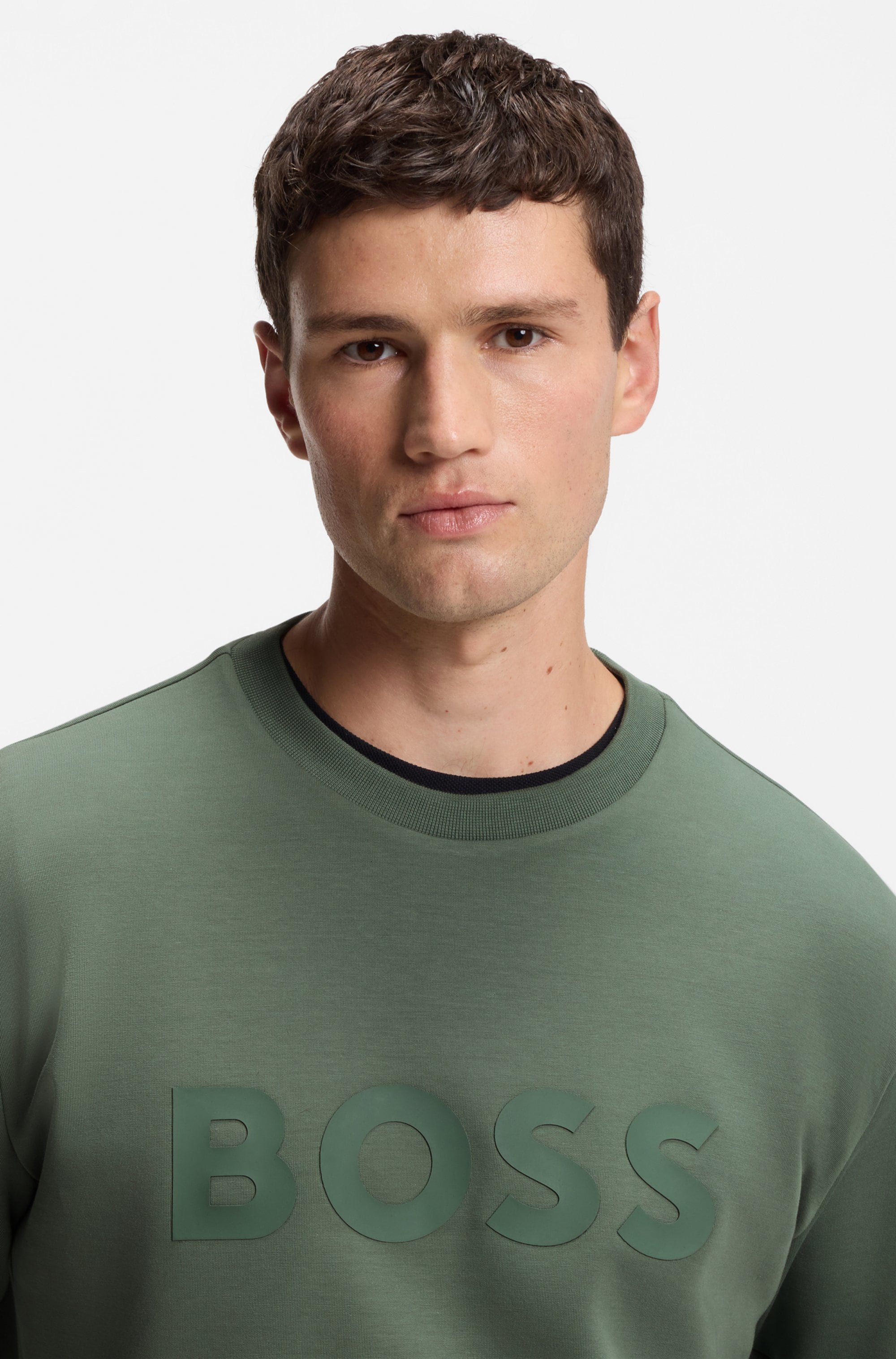 BOSS GREEN Sweatshirt »Salbo«, mit Logodruck