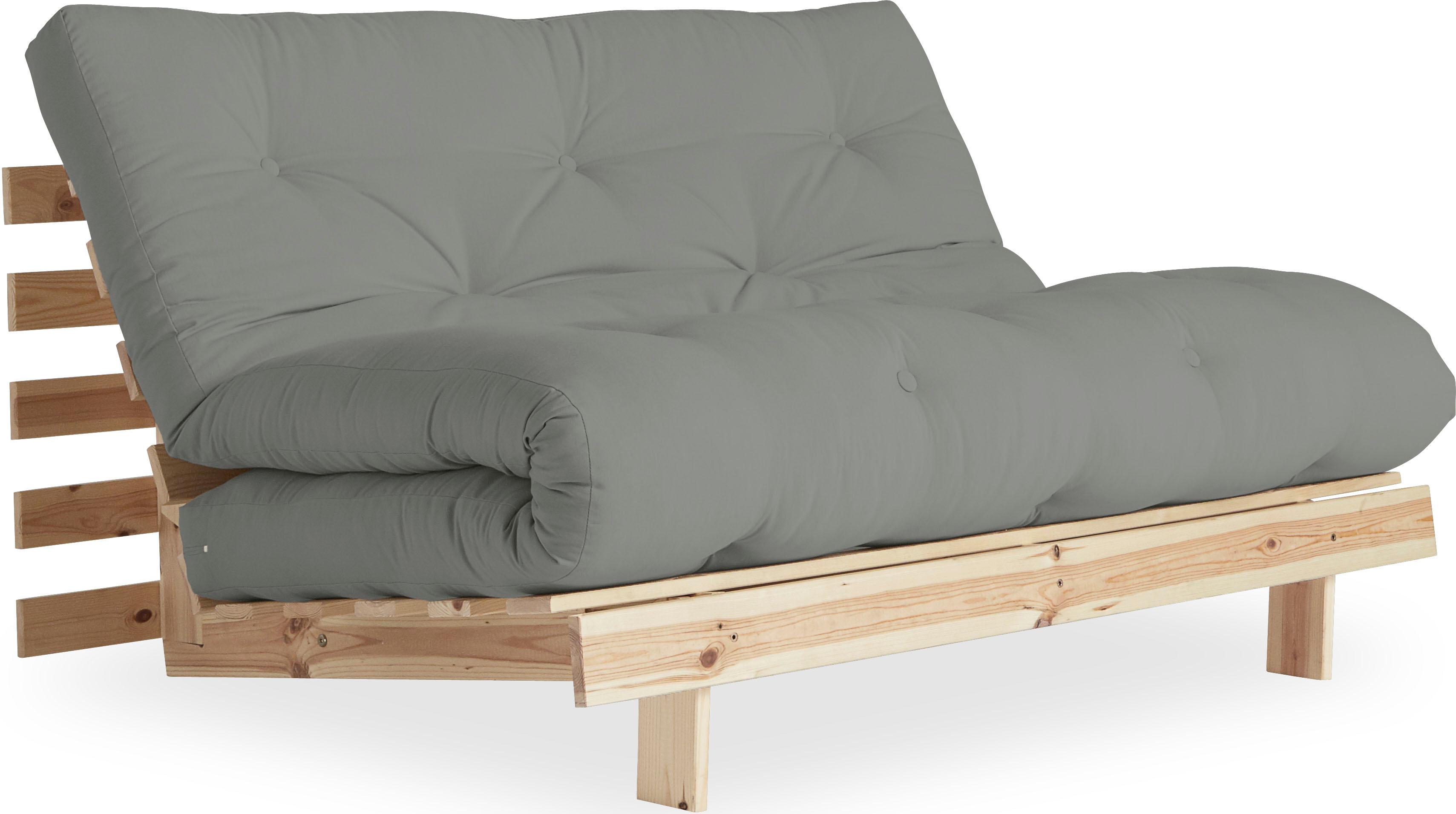 Karup Design Daybett "Roots Sofa Bed, Schlafsofa, Bettfunktion, FSC-Massivholz" Inkl. Futonmatratze, Made in Europe, langlebig, B: 140 oder 160 cm