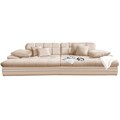 Mr. Couch Big-Sofa »Biarritz«, wahlweise mit Kaltschaum (140kg Belastung/Sitz) und RGB-Beleuchtung