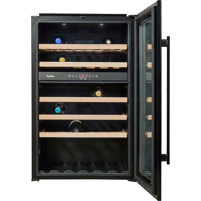 Amica Einbauweinkühlschrank »WK 341 220 S«, für 58 Standardflaschen á 0,75l,  Einbaukühlschrank per Rechnung | BAUR