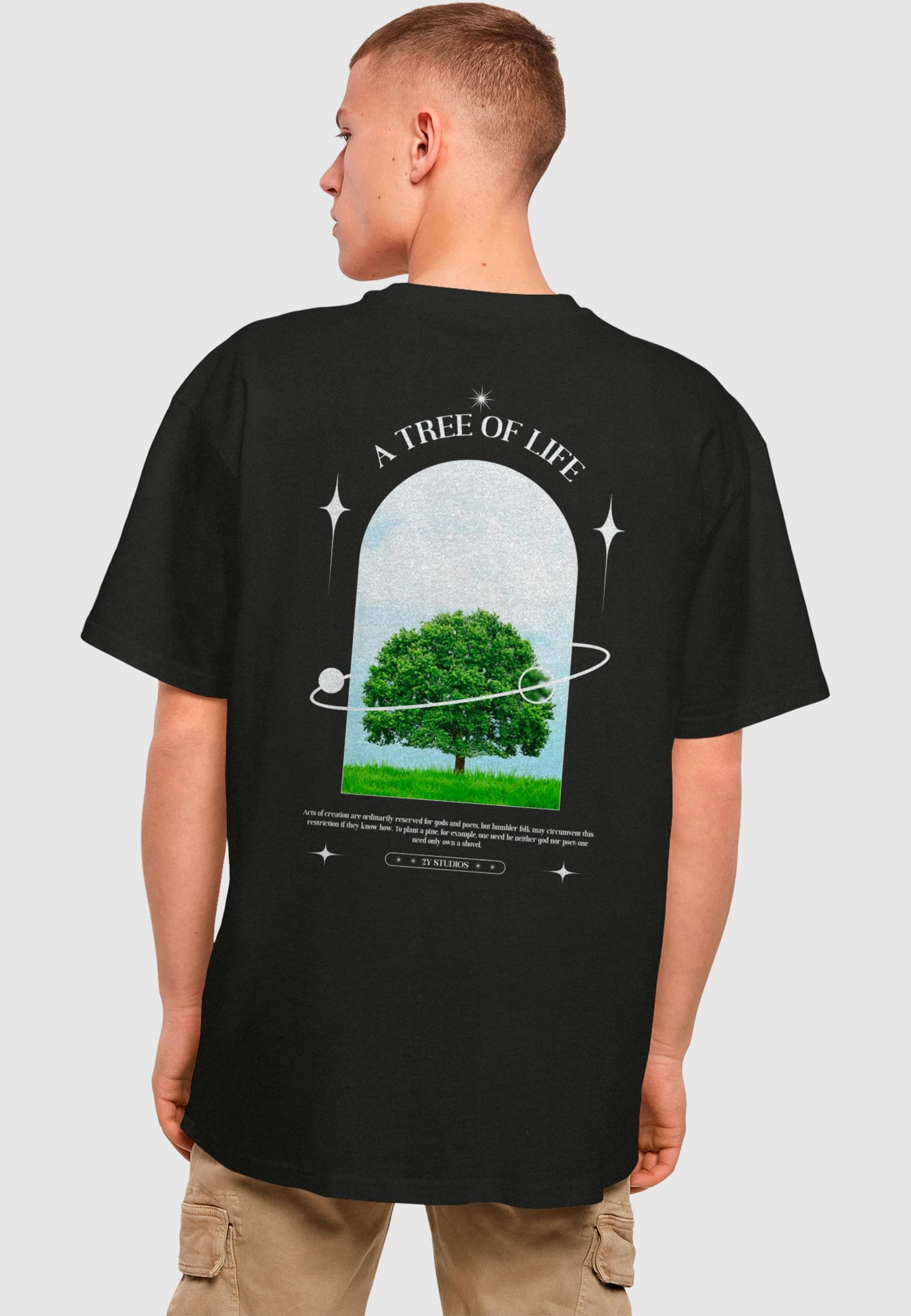 2Y Studios T-Shirt »2Y Studios Herren TREE OF LIFE TEE«, (1 tlg.)