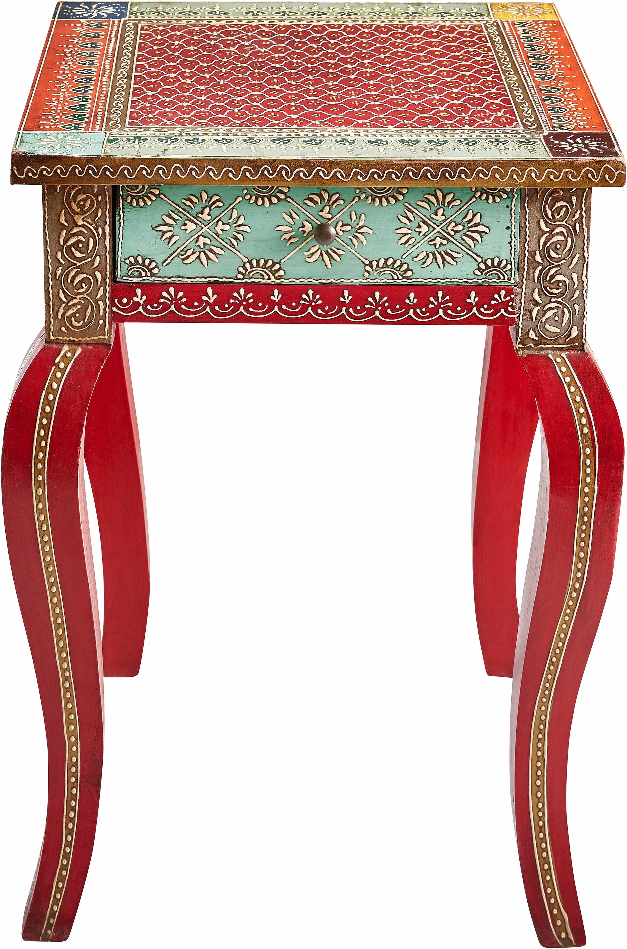 Thumbnail - OTTO home Beistelltisch handgearbeitet und handbemalt