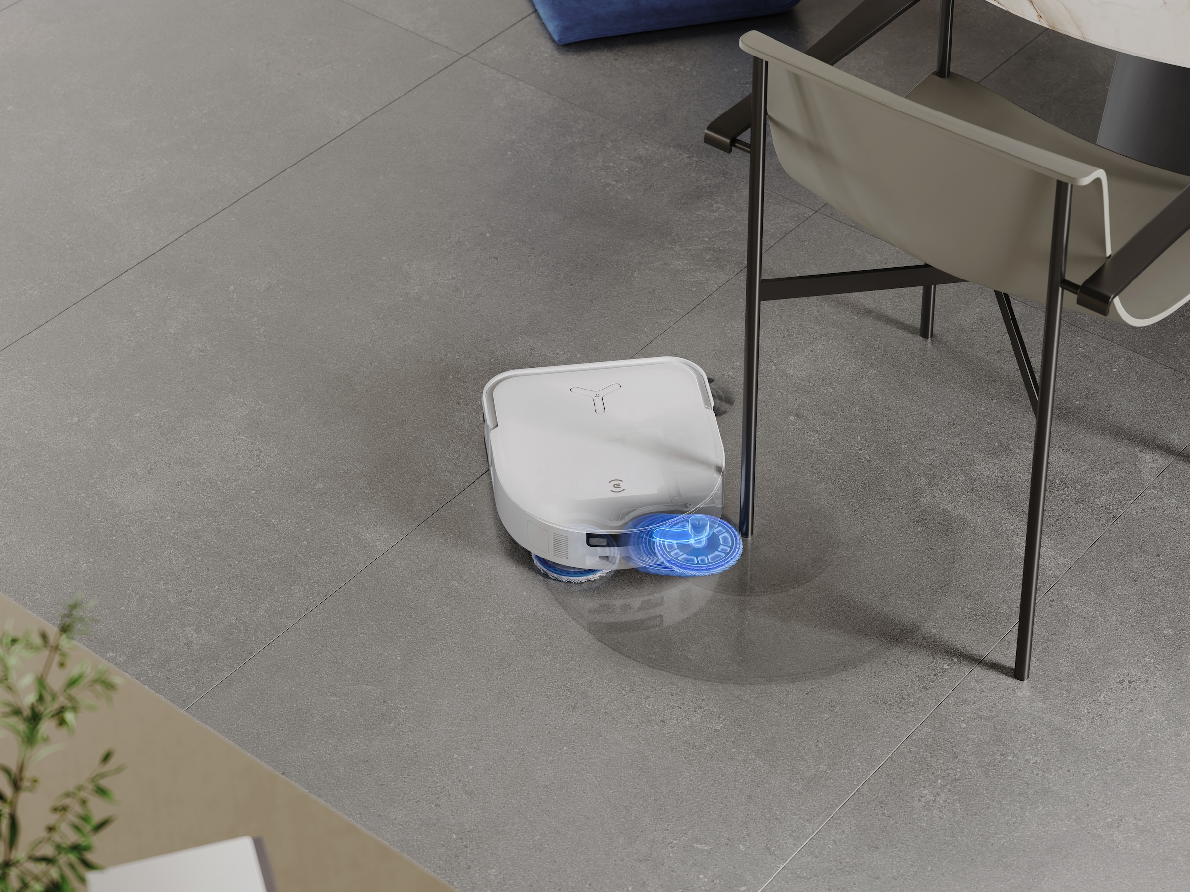 ECOVACS Nass-Trocken-Saugroboter »ECOVACS DEEBOT X5 OMNI«, 12.800PA, OMNI Station, 15mm Mopphebesystem, Adaptive Kantenreinigung