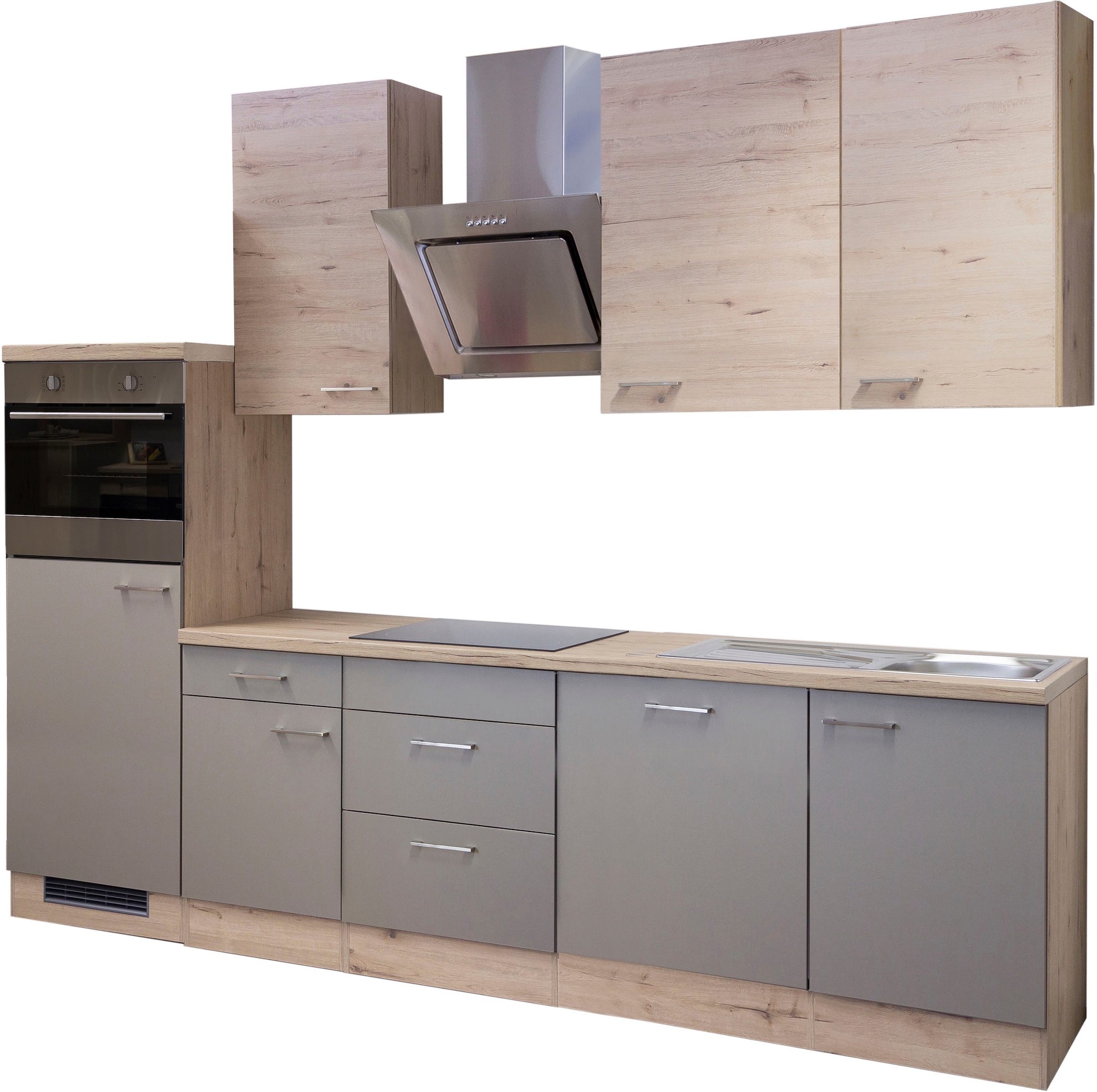 Flex-Well Küche »Riva«, wahlw. mit E-Geräten, Breite 280 cm