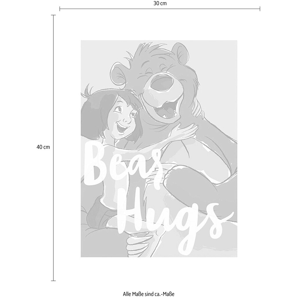 Komar Poster »Bear Hug«, Disney, (1 St.)