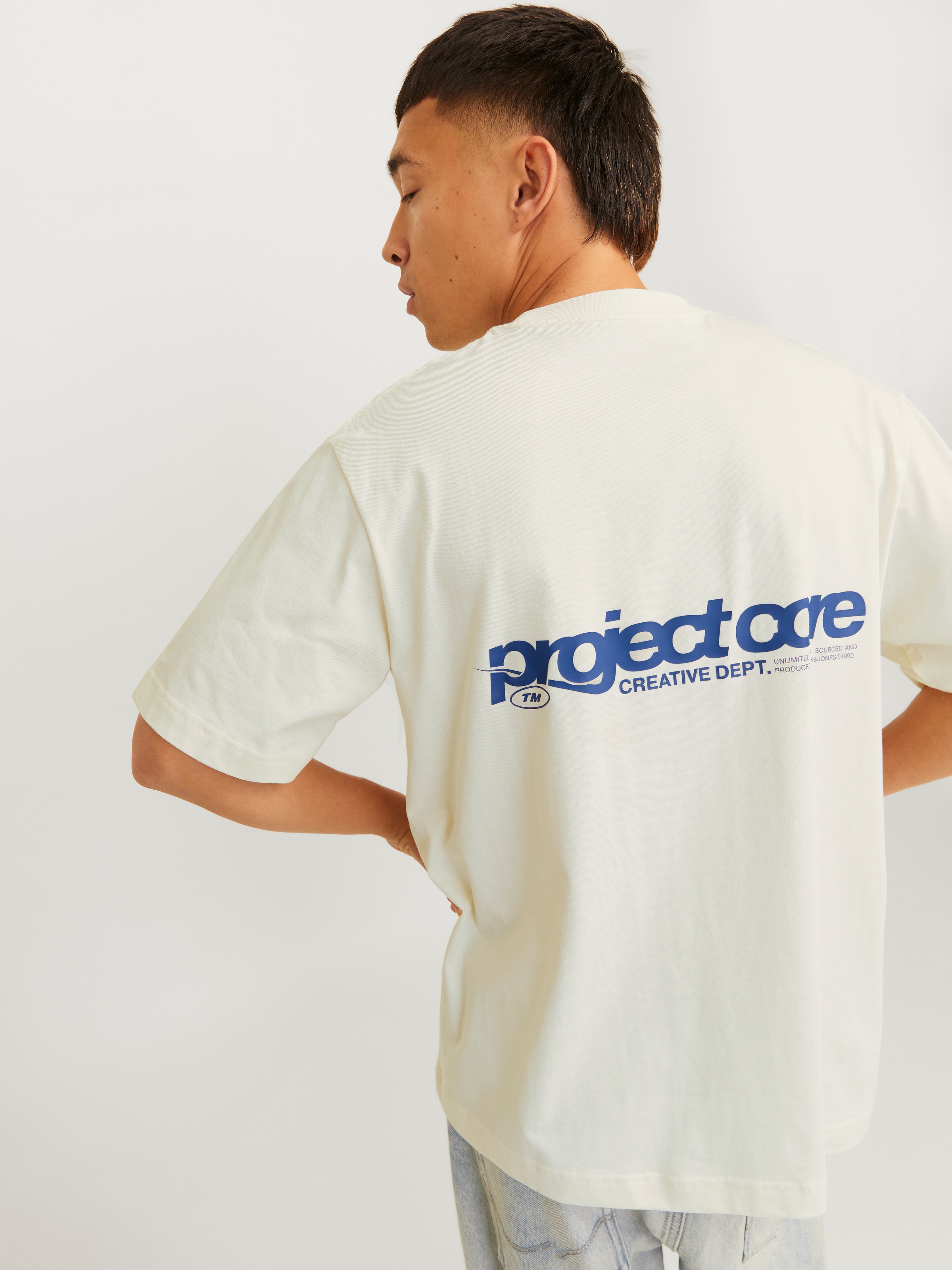 Jack & Jones T-Shirt »JCOUNION BACK PRINT TEE SS CREW NOOS«