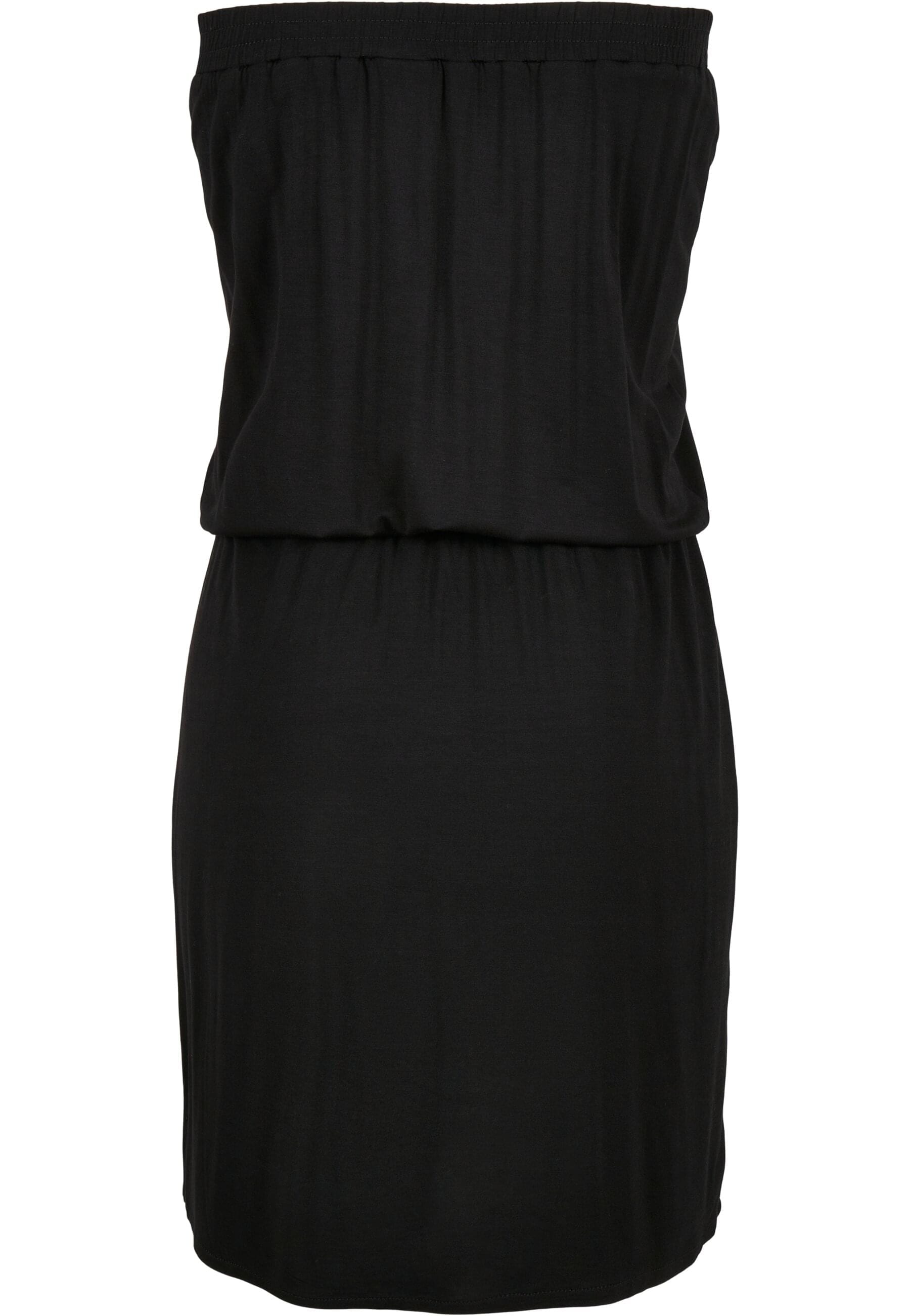 URBAN CLASSICS Shirtkleid »Urban Classics Damen Ladies Viscose Short Bandeau Dress«, (1 tlg.)
