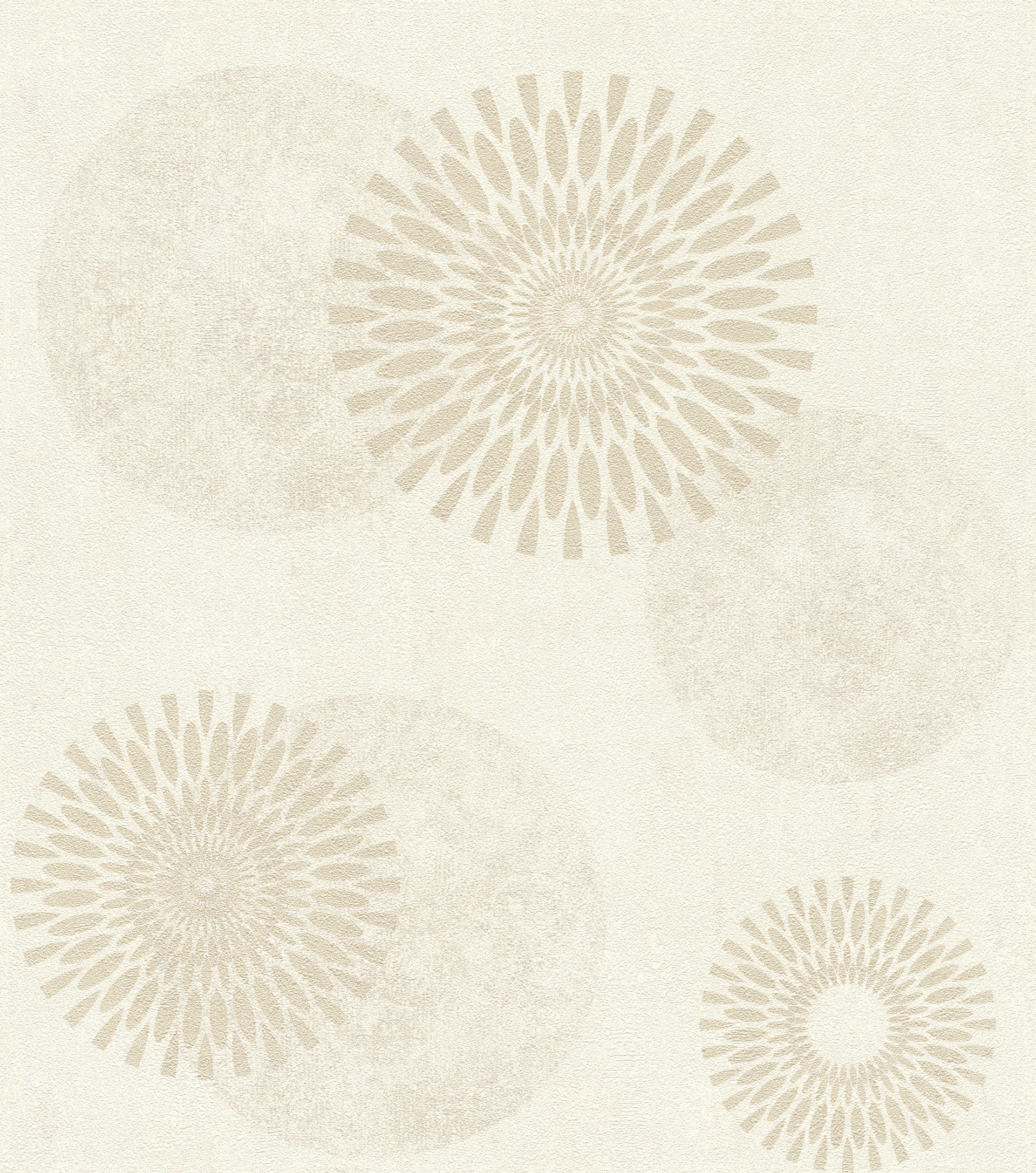 Vliestapete »Tapetenwechsel II«, floral, mit Kreisen