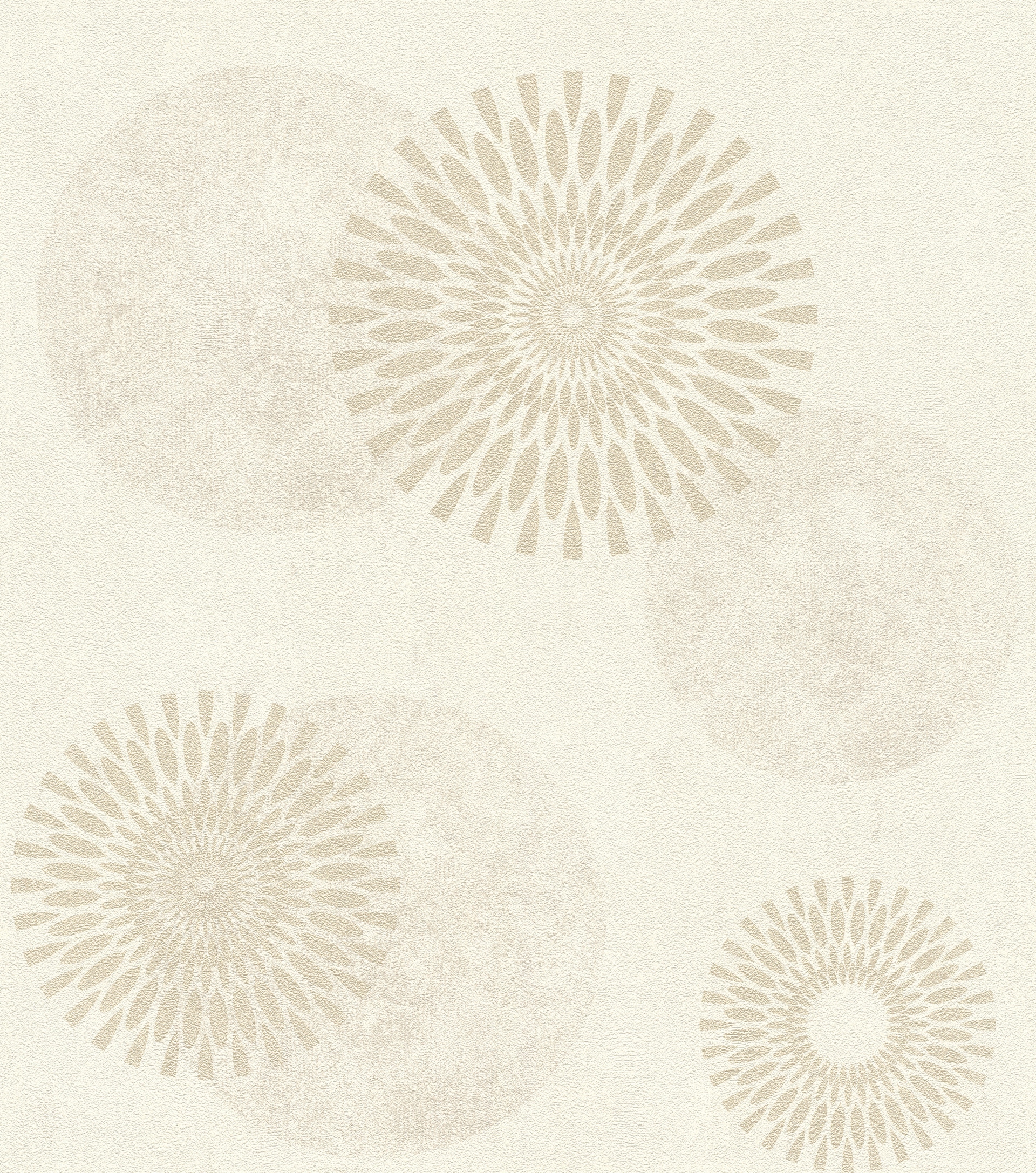 Rasch Vliestapete "Tapetenwechsel II" floral mit Kreisen