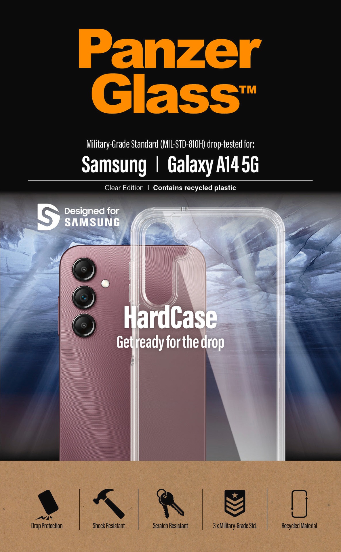 PanzerGlass Backcover »Hardcase - - Samsung Galaxy A14 5G AB«
