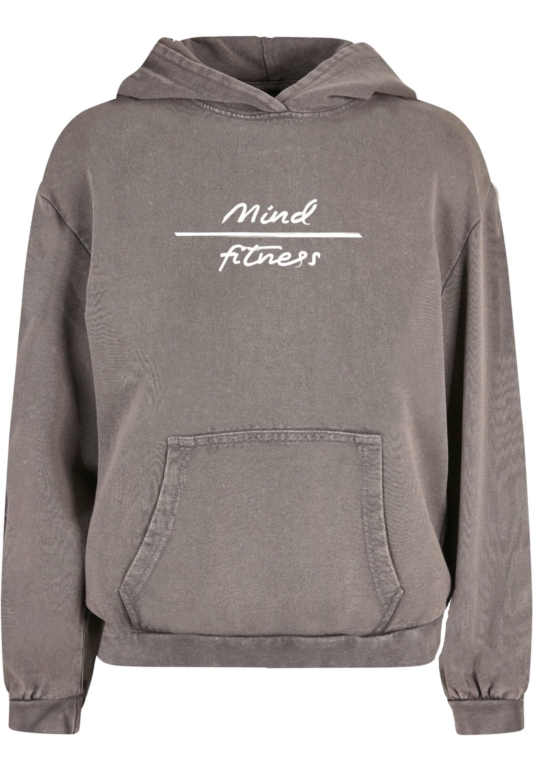 Kapuzenpullover »Merchcode Damen Ladies Mind Fitness Acid Washed Oversized Hoodie«