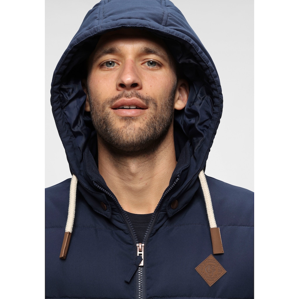 Bruno Banani Steppjacke, mit Kapuze