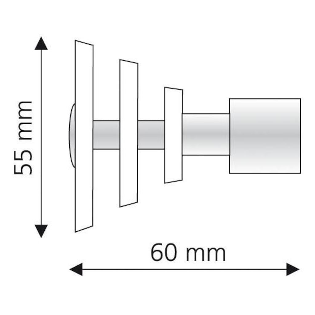Liedeco Gardinenstangen-Endstück »Luna«, (Set, 2 St.)